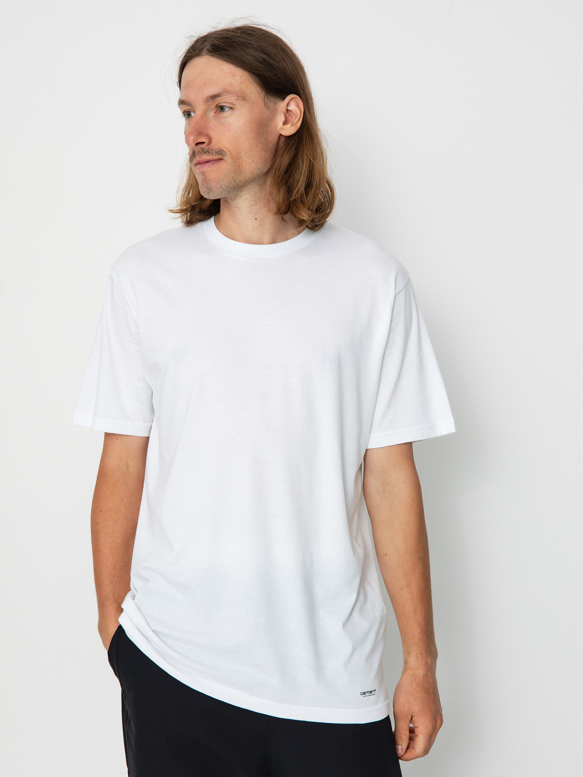 Triu010dko Carhartt WIP Standard Crew Neck 2-pack (white white)