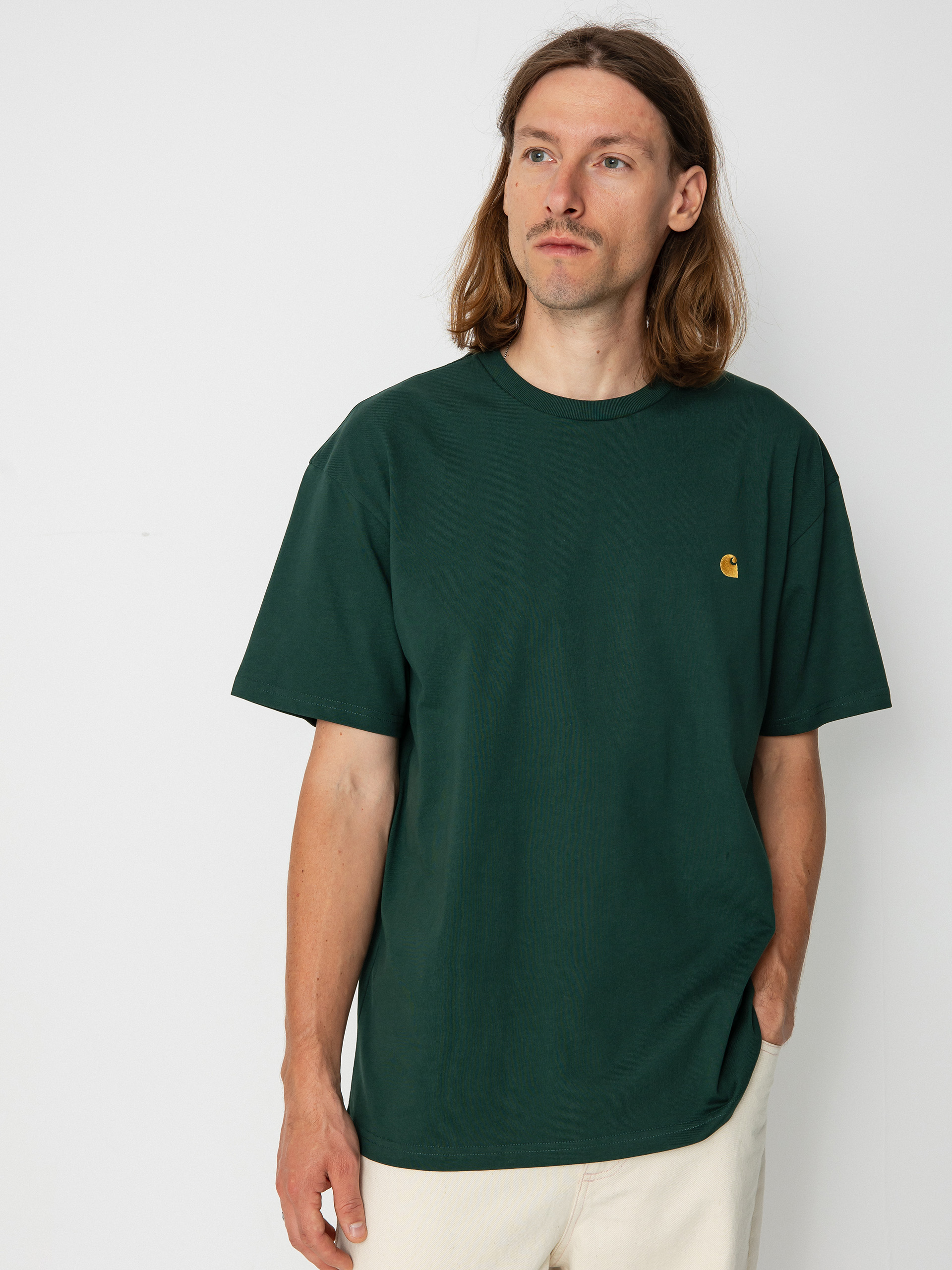Tričko Carhartt WIP Chase (discovery green/gold)
