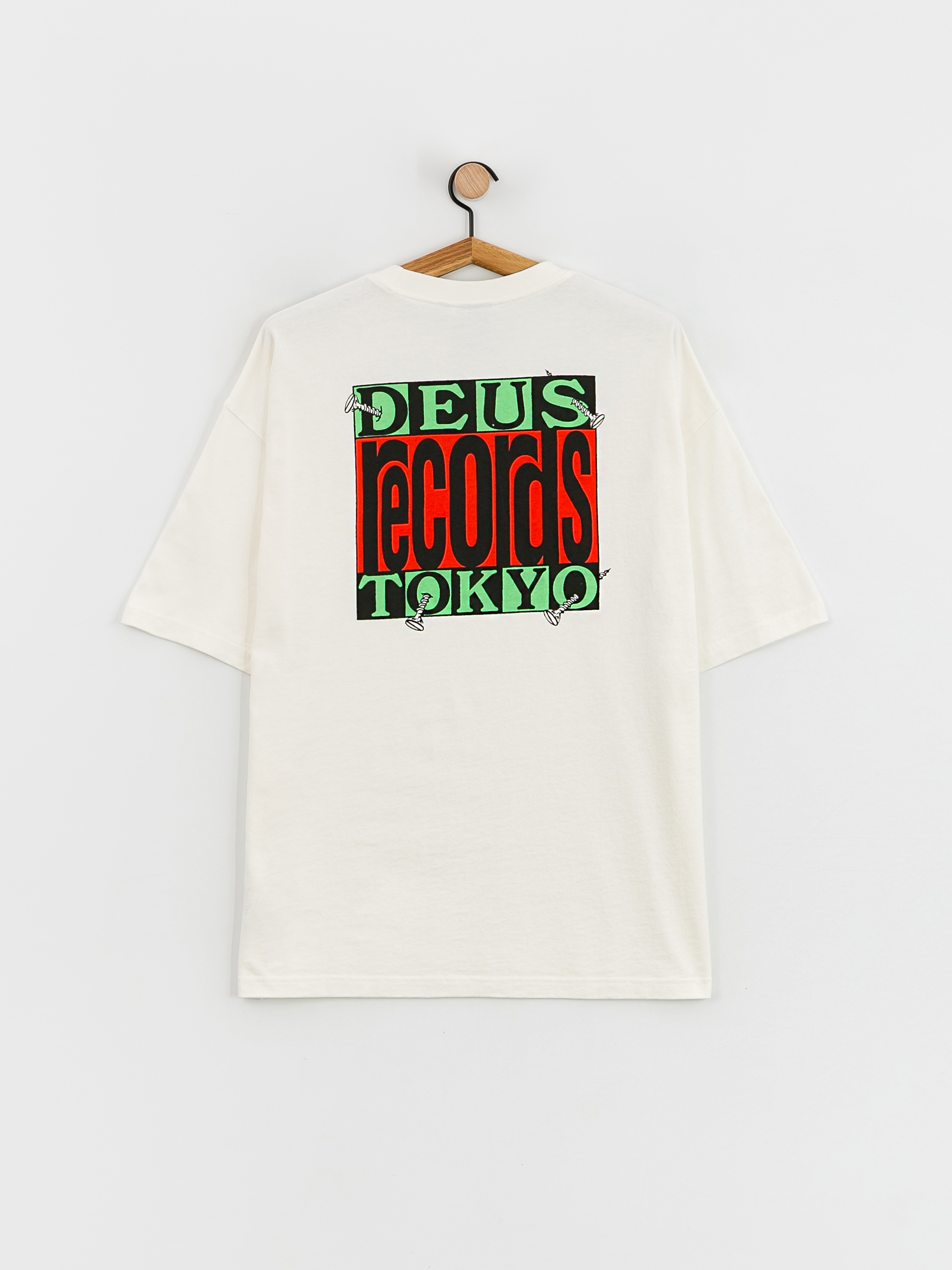 Tričko Deus Ex Machina Screw Loose (vintage white)