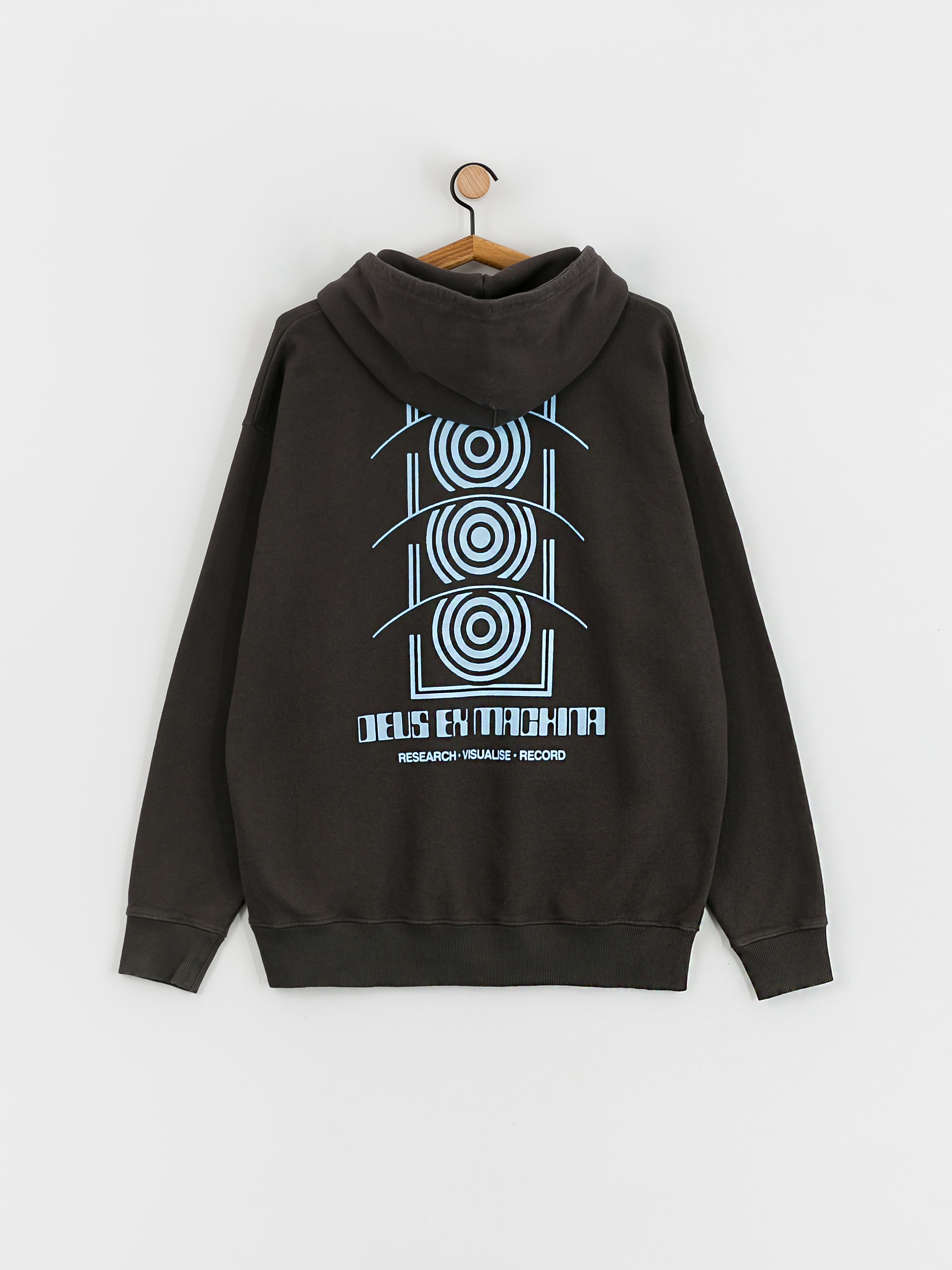 Mikina s kapucí Deus Ex Machina Rvr Tech HD (anthracite)