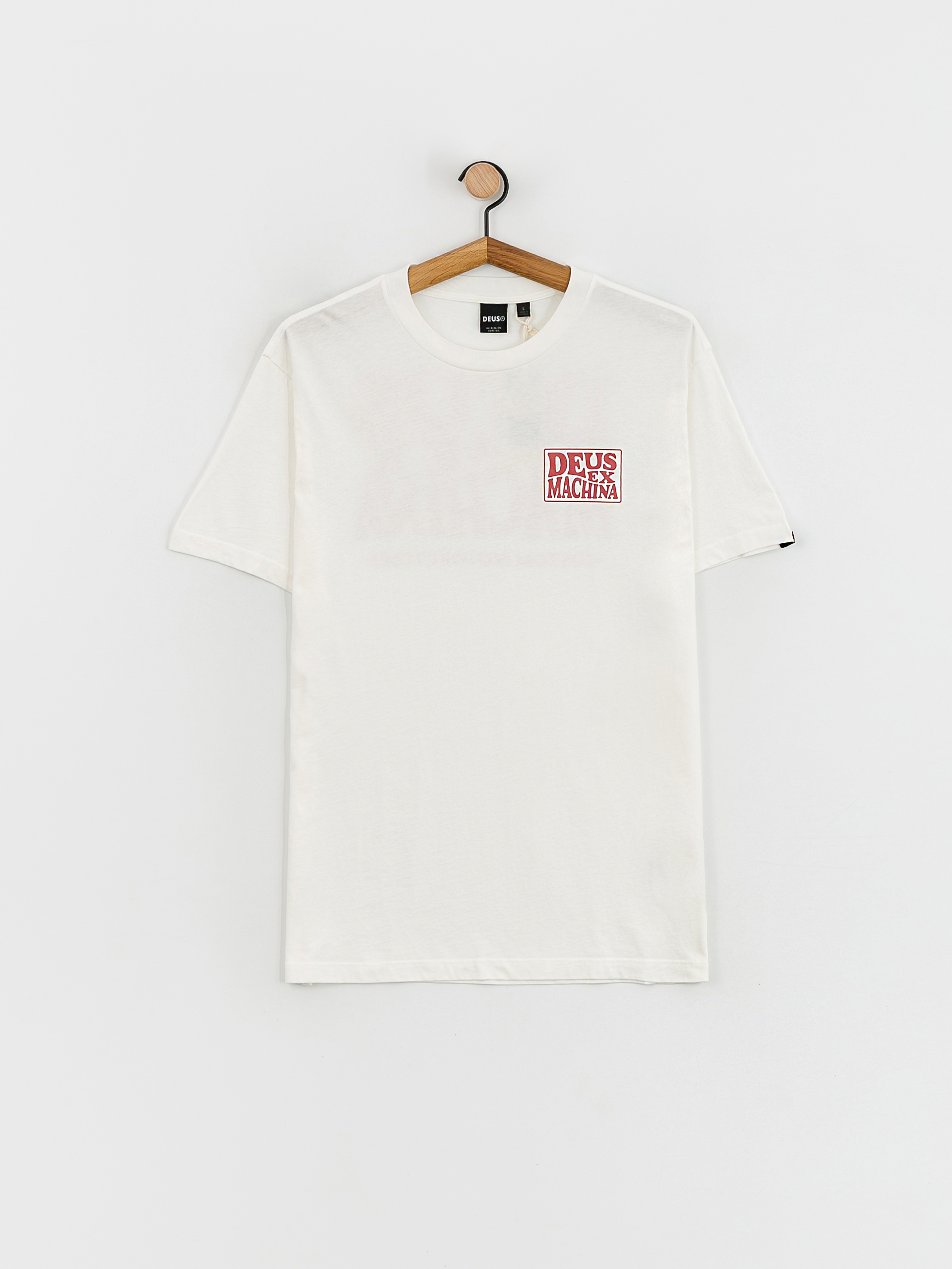 Tričko Deus Ex Machina County (vintage white)