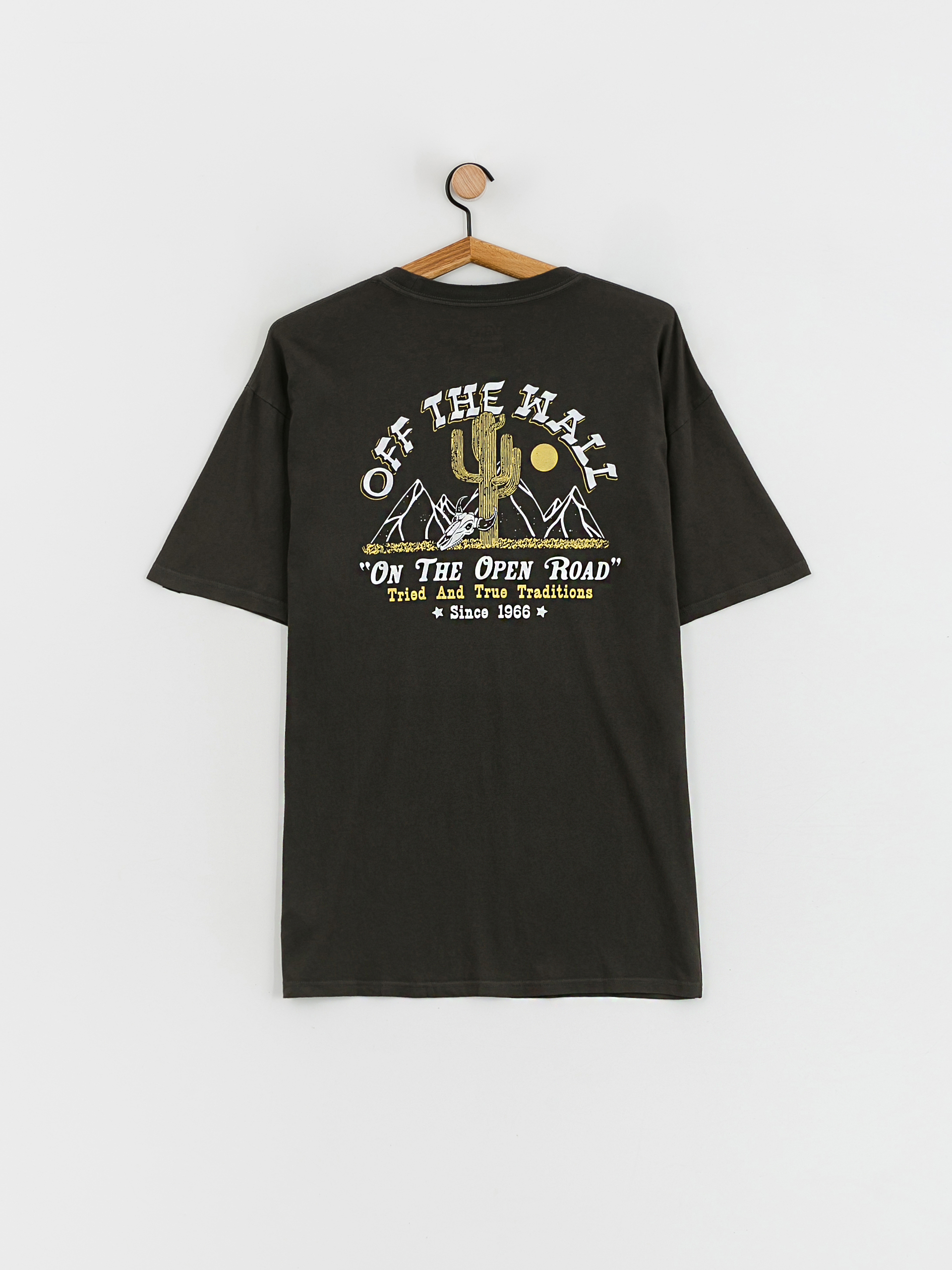 Tričko Vans On The Road Overdye (black)