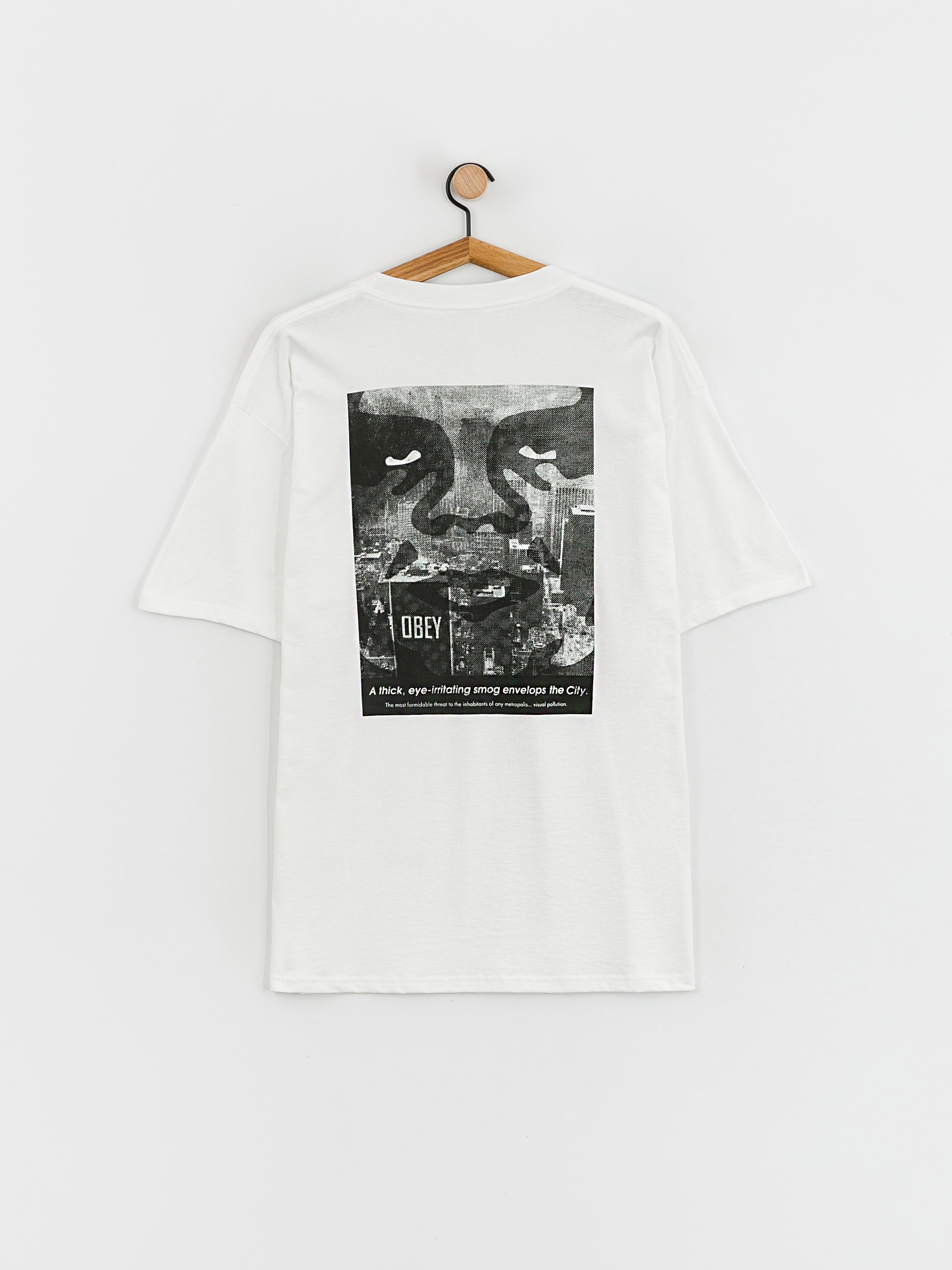 Tričko OBEY Nyc Smog (white)