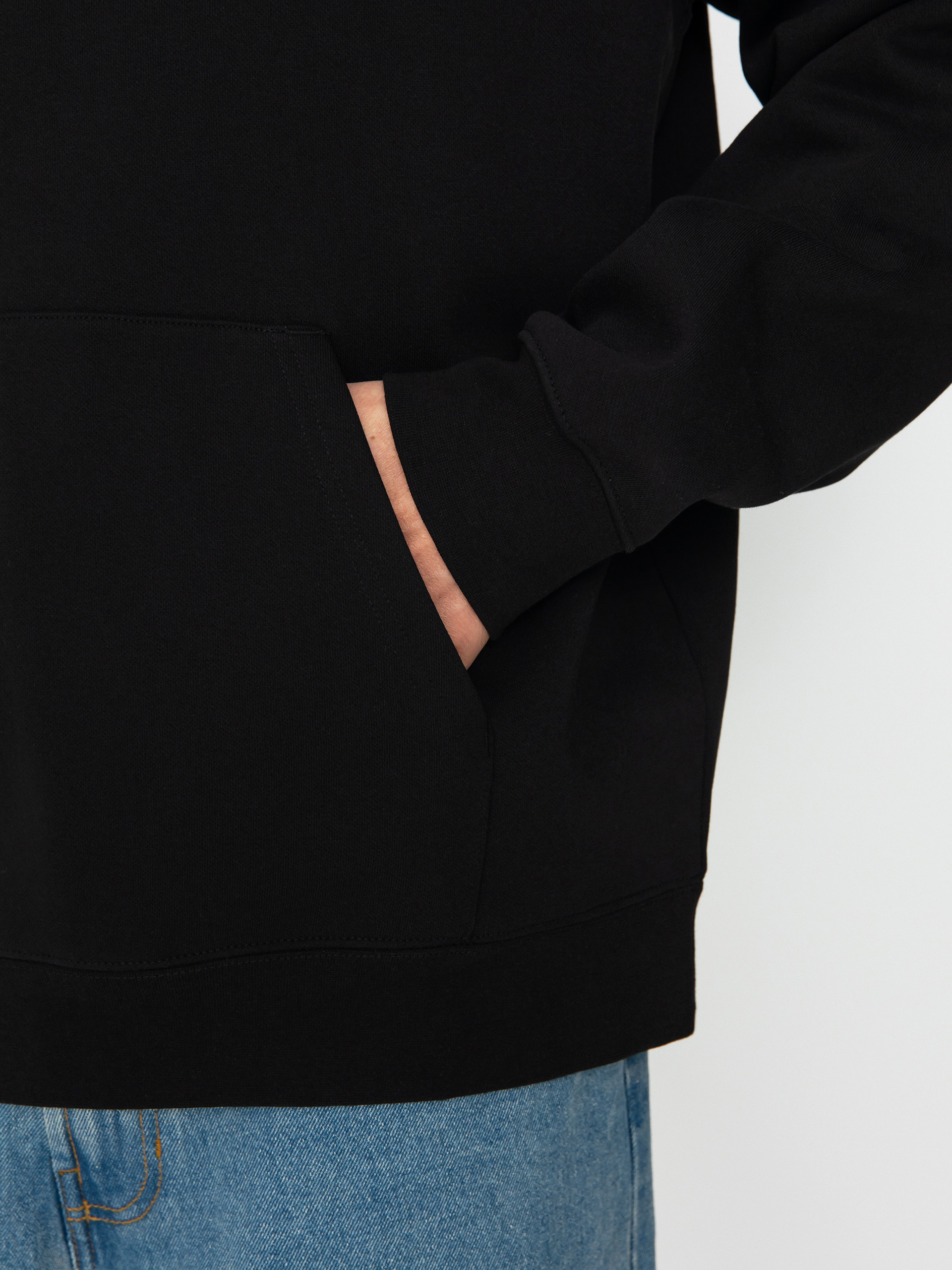 Mikina s kapucí OBEY Int. Visual Industries HD (black)