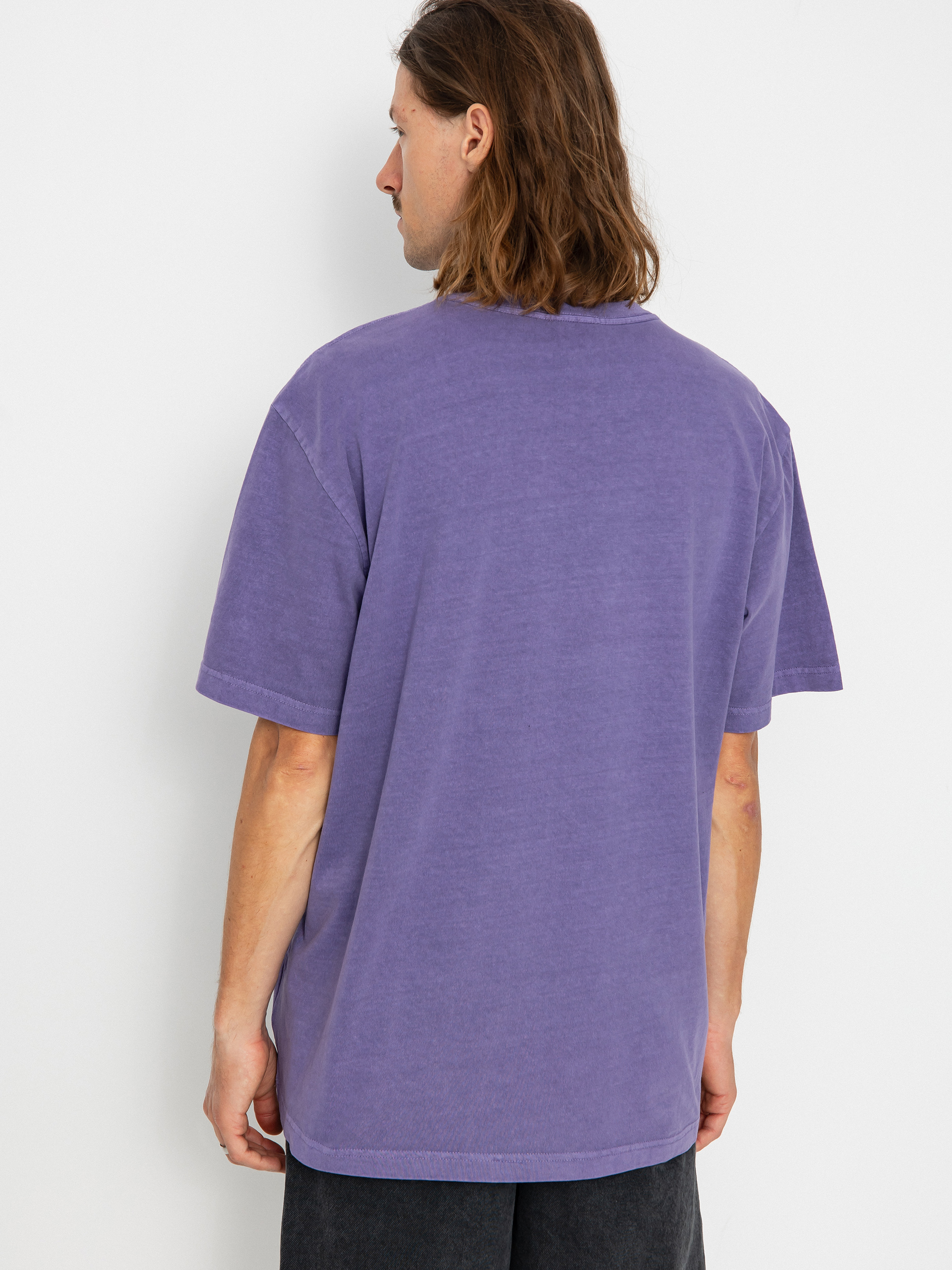 Tričko OBEY Lowercase Pigment (pigment passion flower)