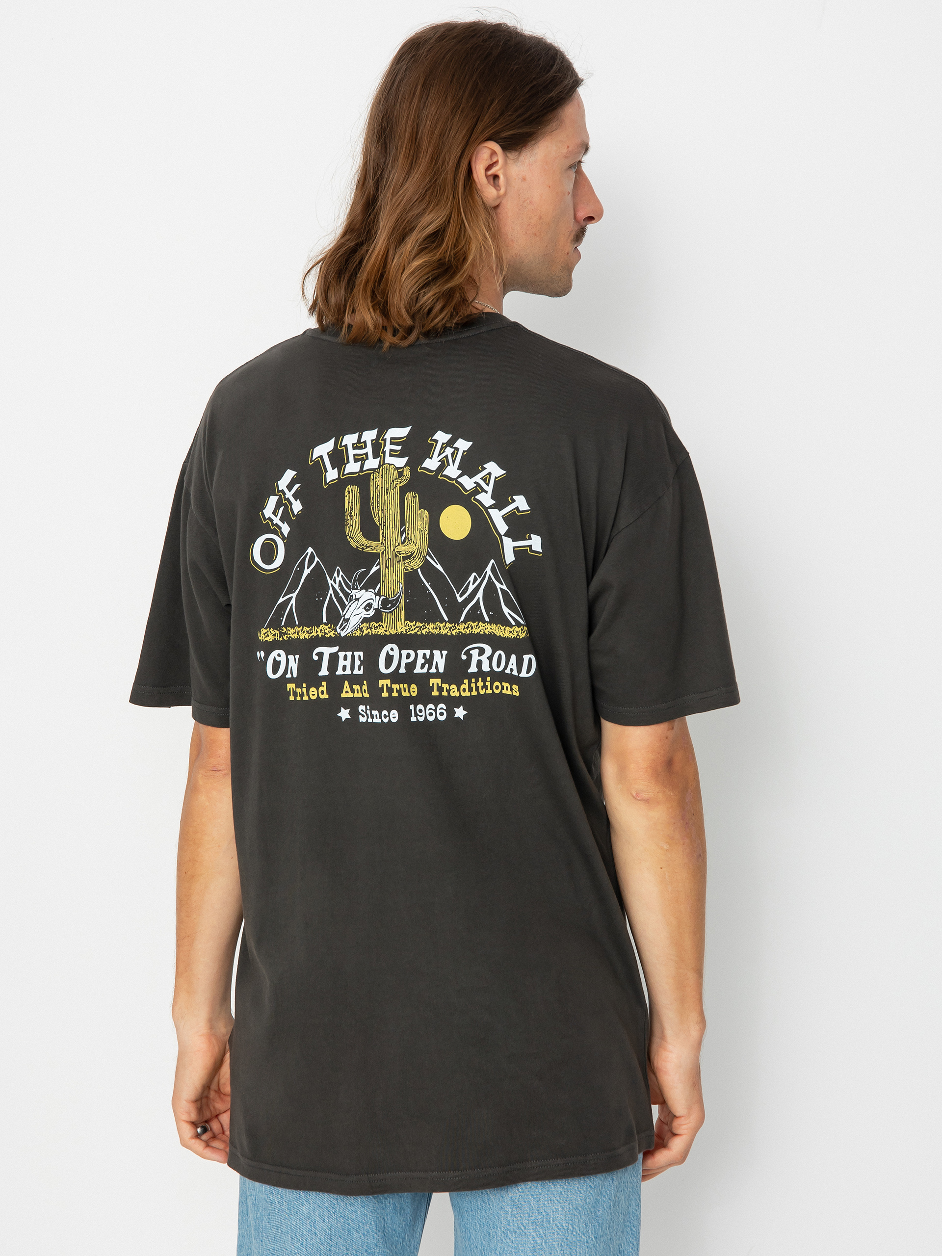 Tričko Vans On The Road Overdye (black)