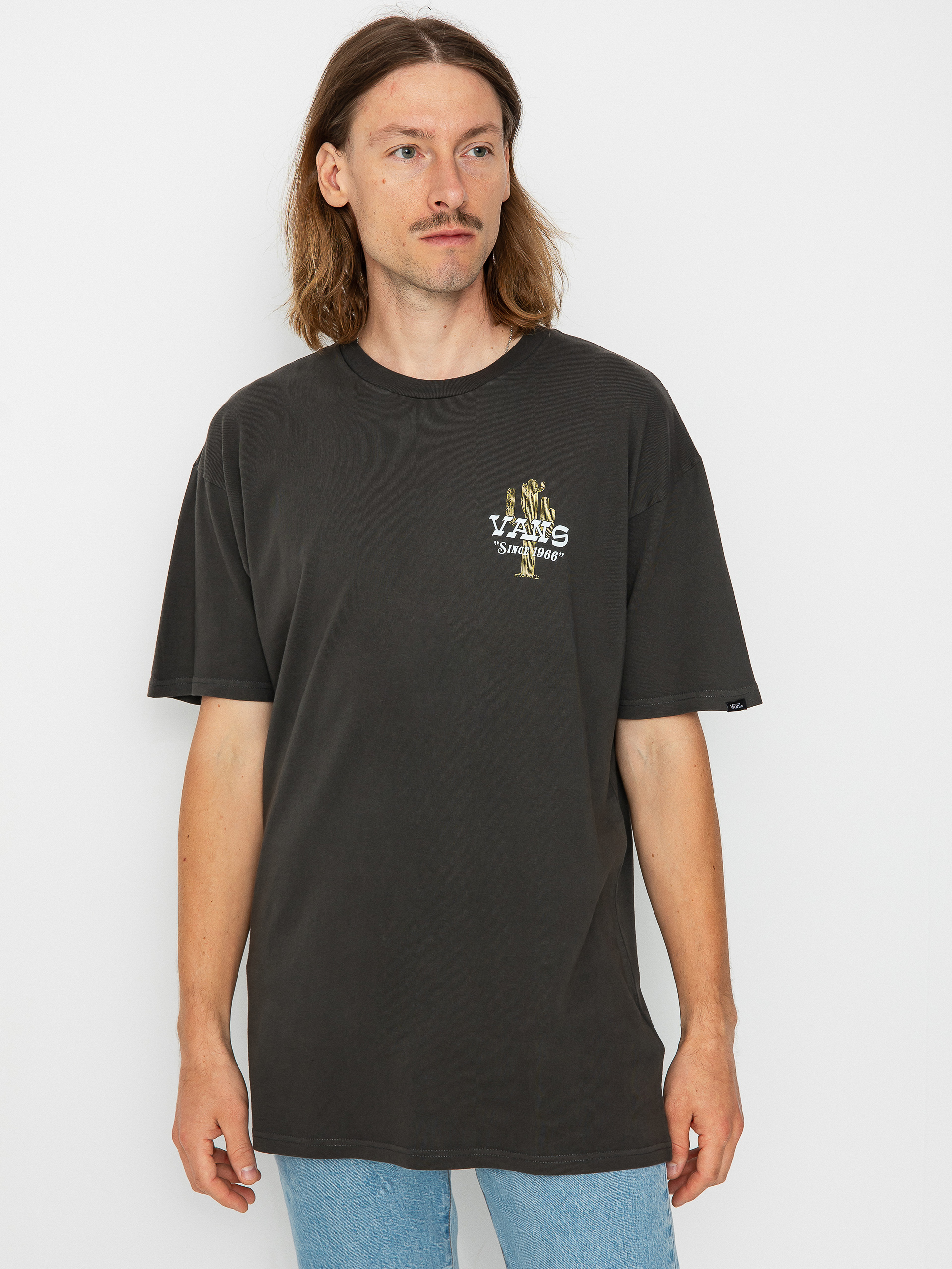 Tričko Vans On The Road Overdye (black)