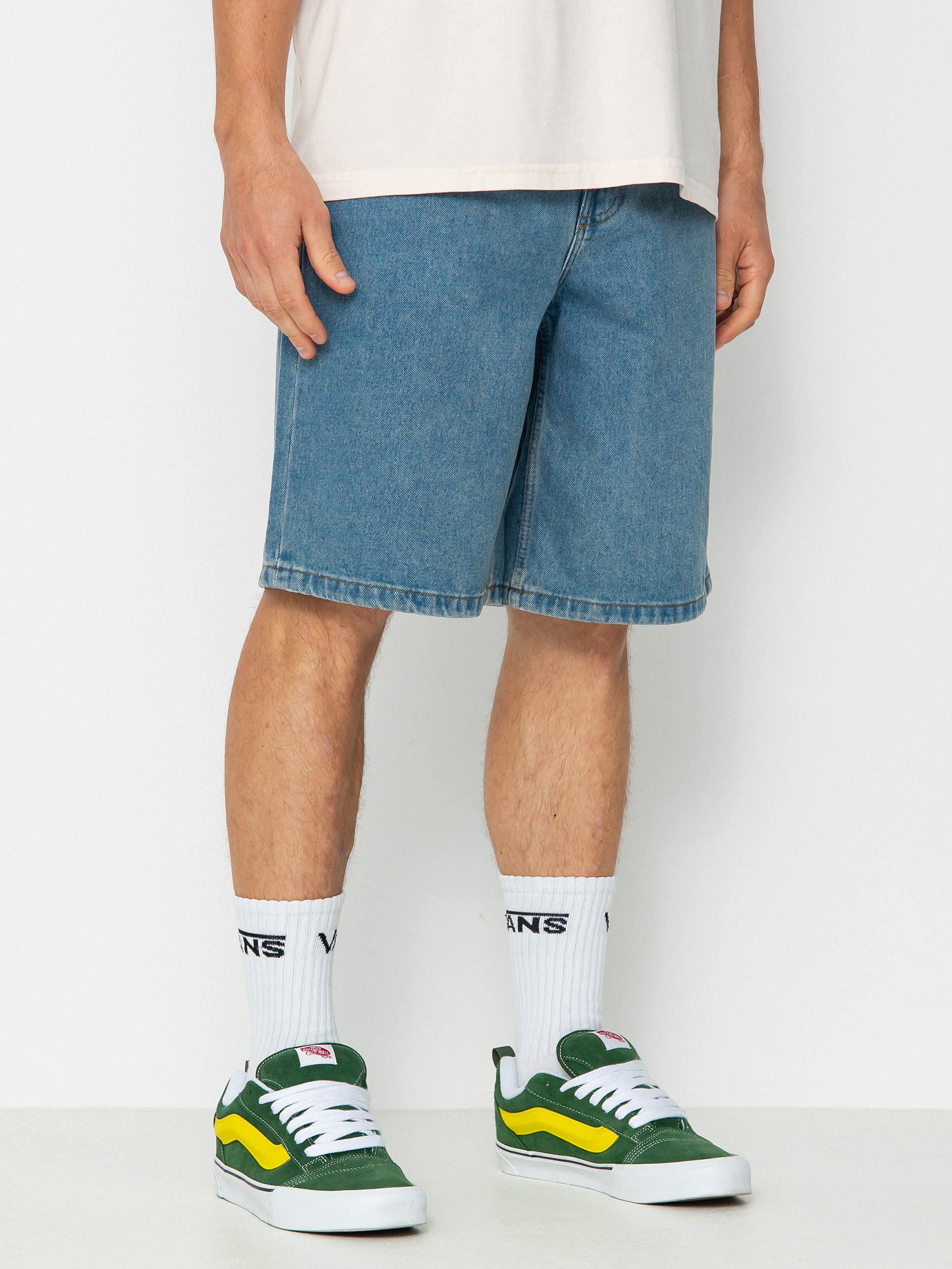 Kraťasy Vans Check 5 Baggy Denim (stonewash/blue)