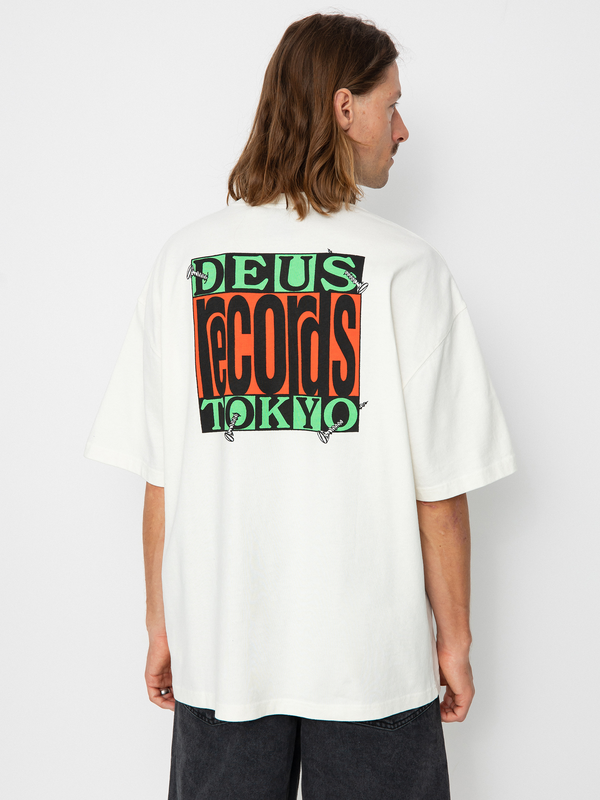 Tričko Deus Ex Machina Screw Loose (vintage white)