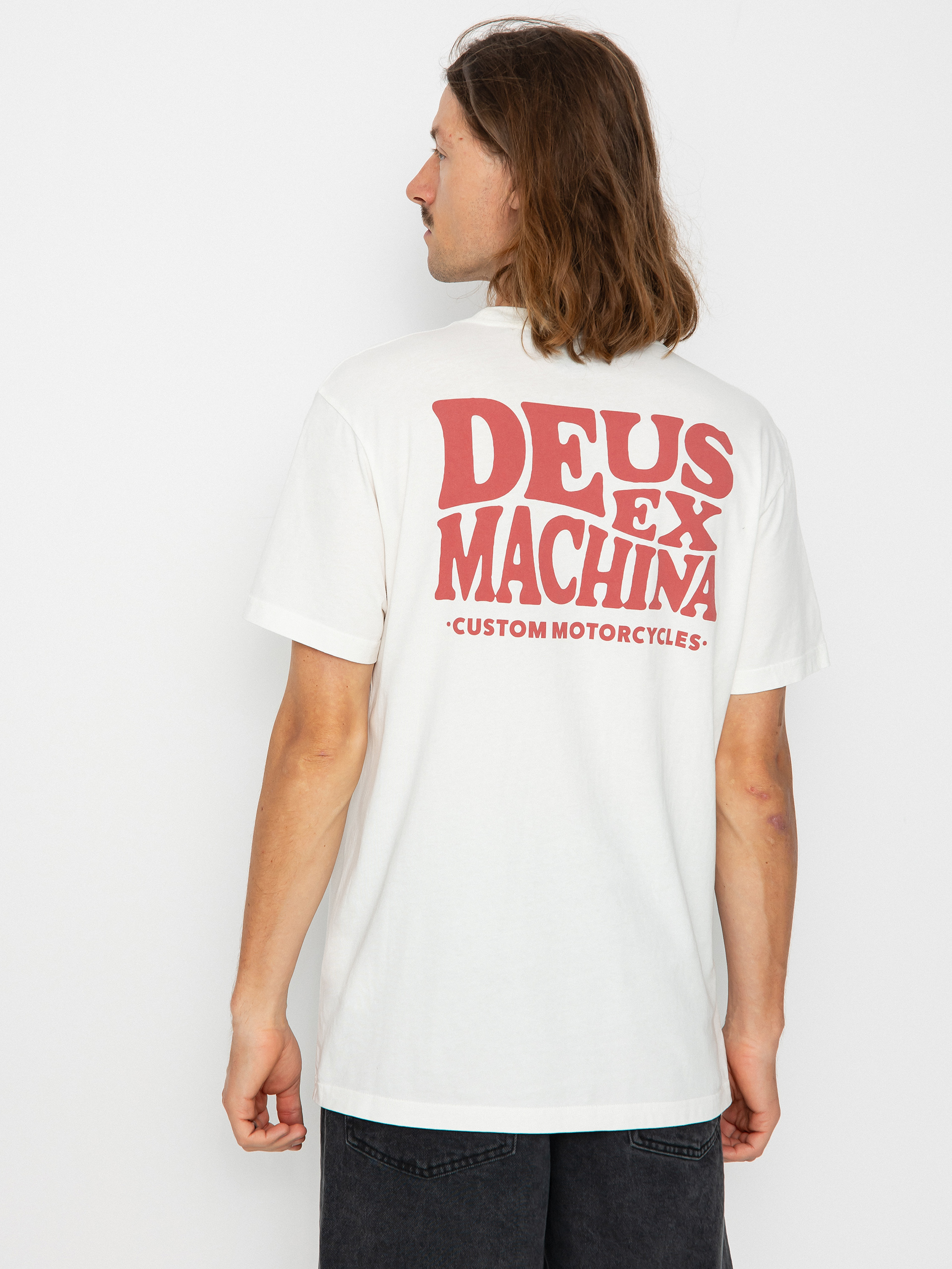Tričko Deus Ex Machina County (vintage white)