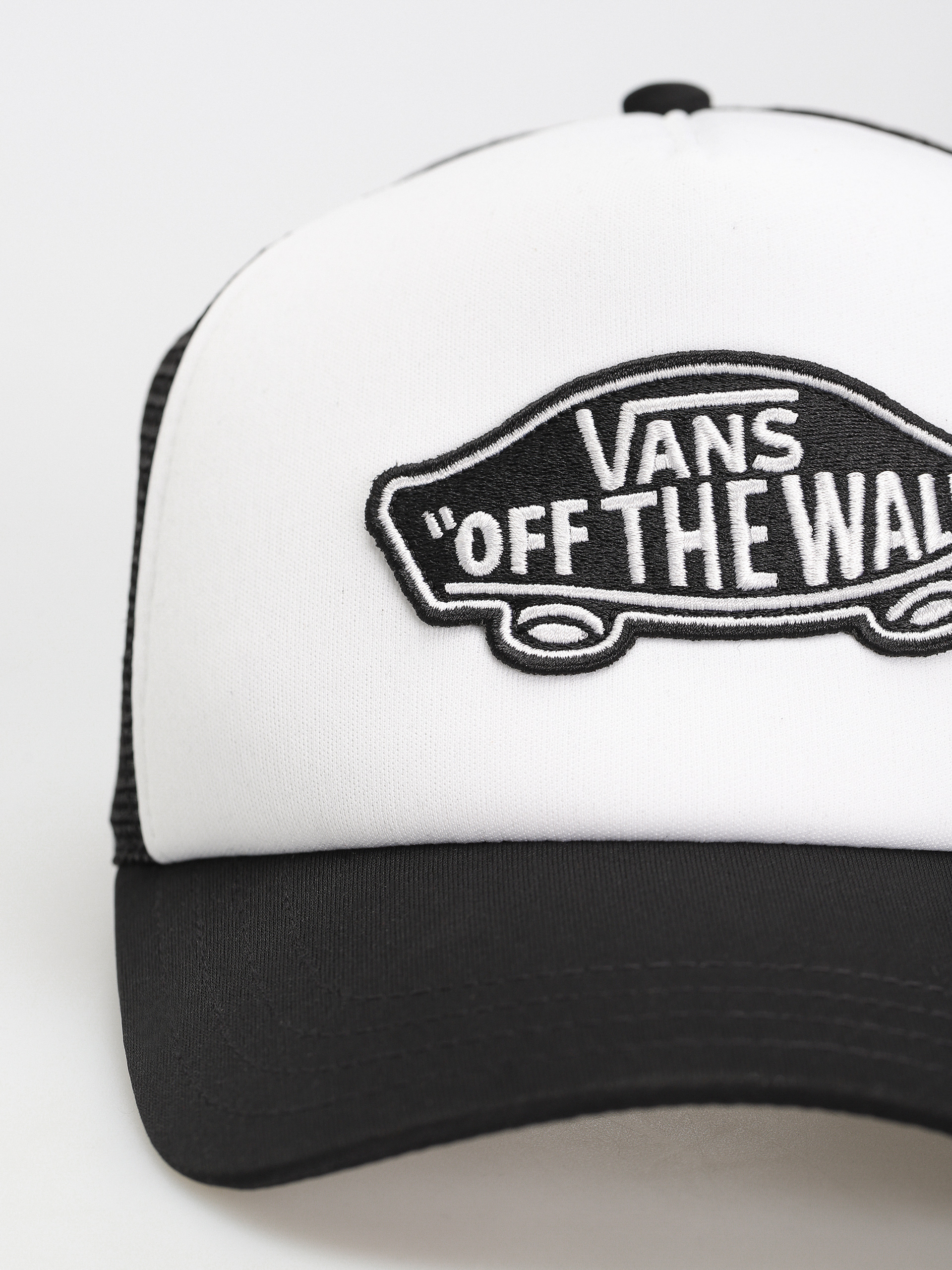Kšiltovka Vans Classic Patch Curved Bill Trucker (black/white)