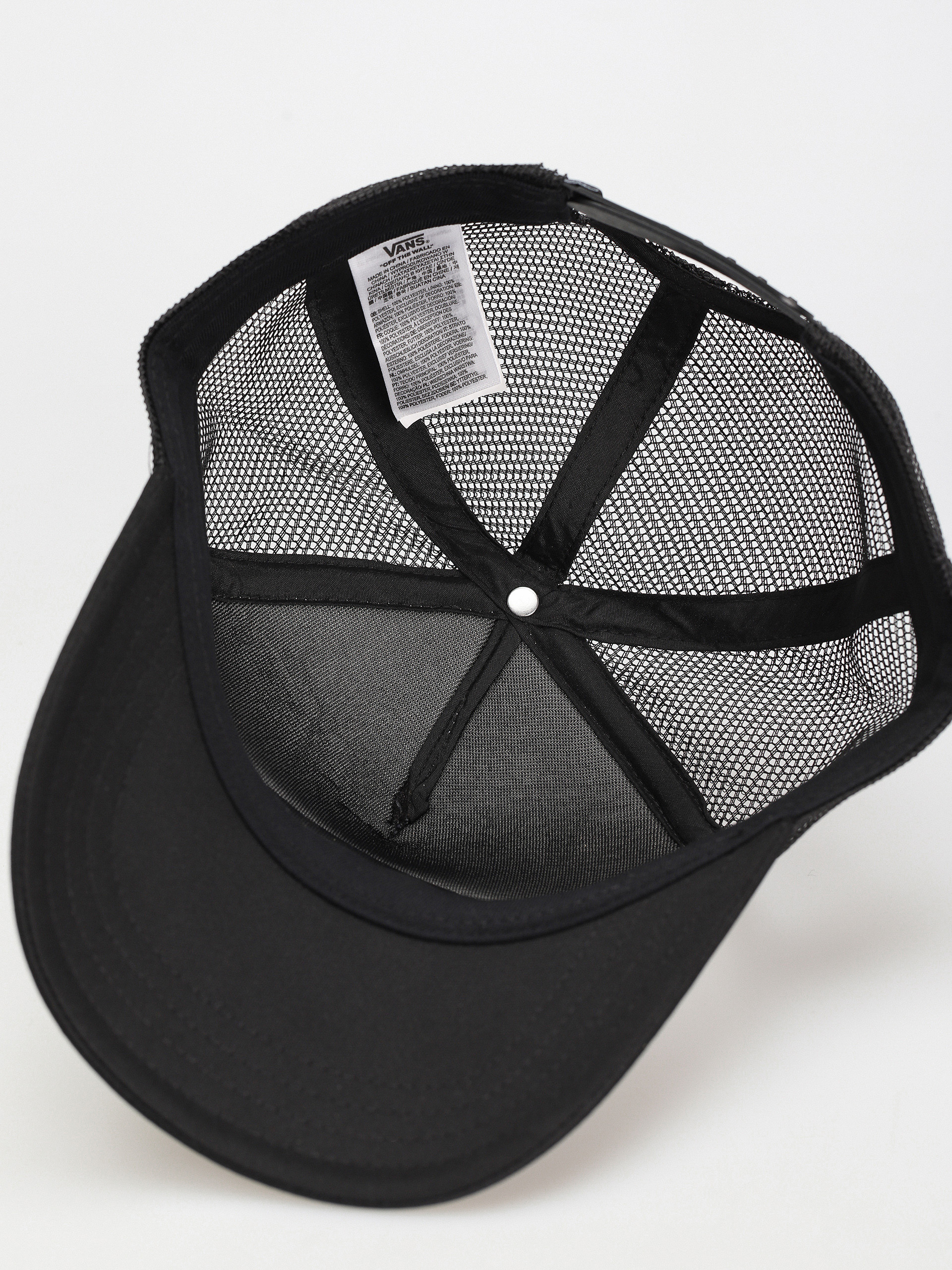 Kšiltovka Vans Classic Patch Curved Bill Trucker (black/white)