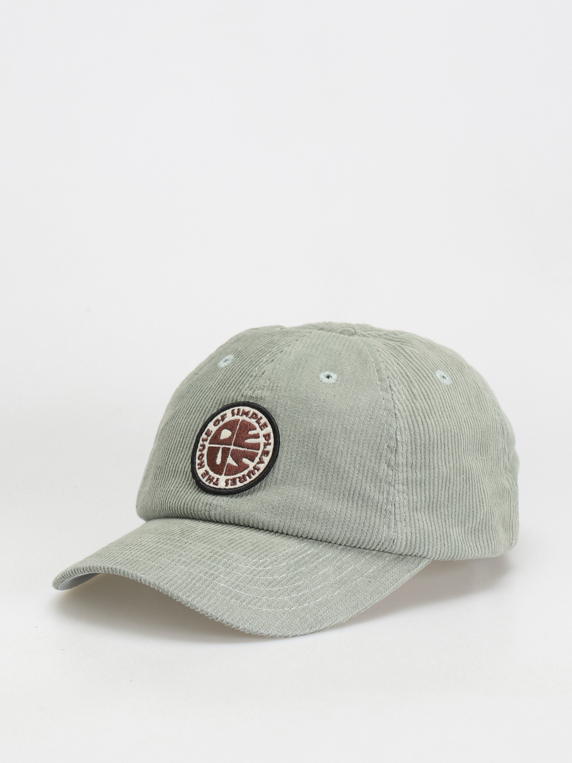 Kšiltovka  Deus Ex Machina Pushstart Dad Cap (sea mist)