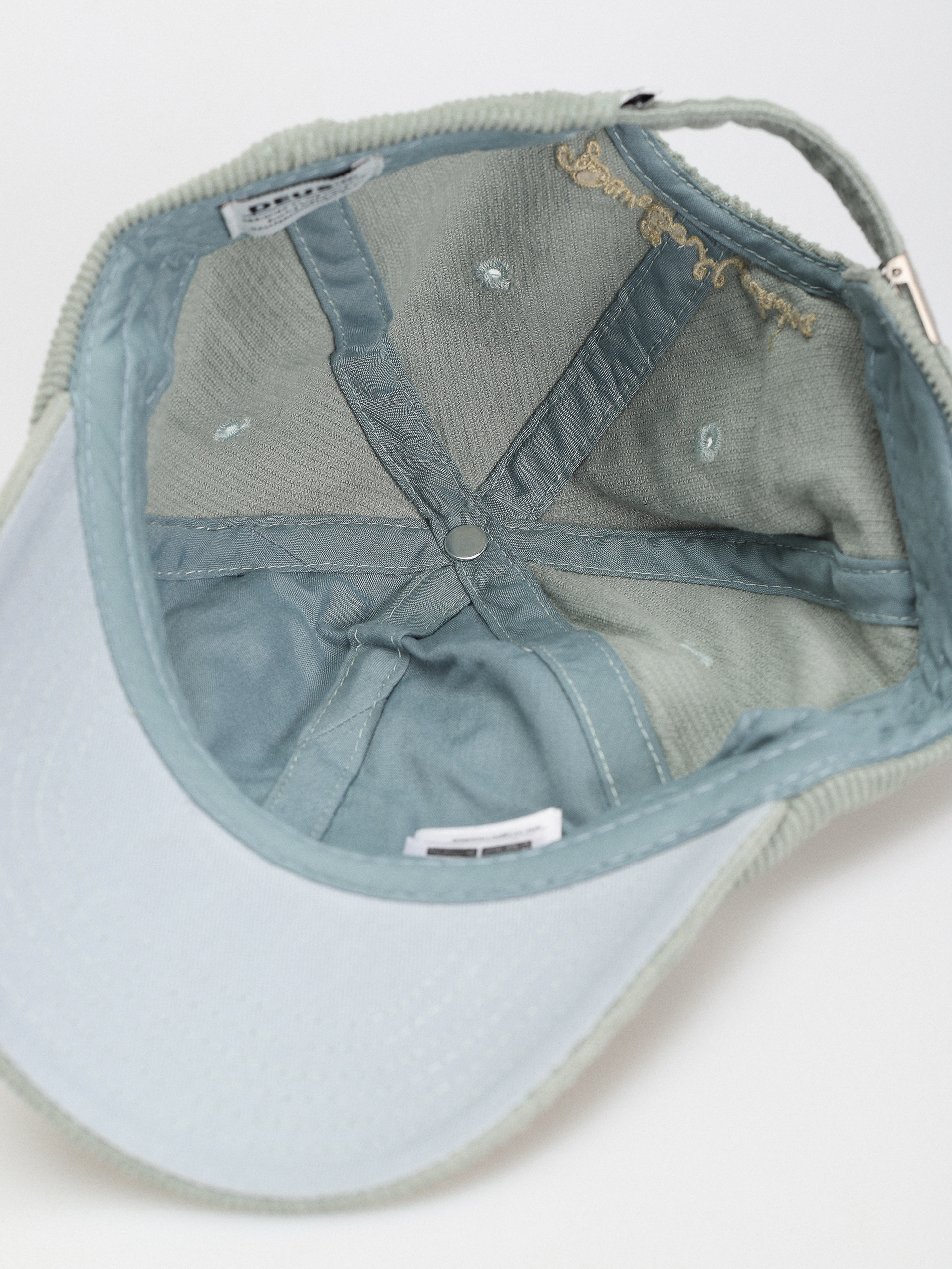 Kšiltovka  Deus Ex Machina Pushstart Dad Cap (sea mist)