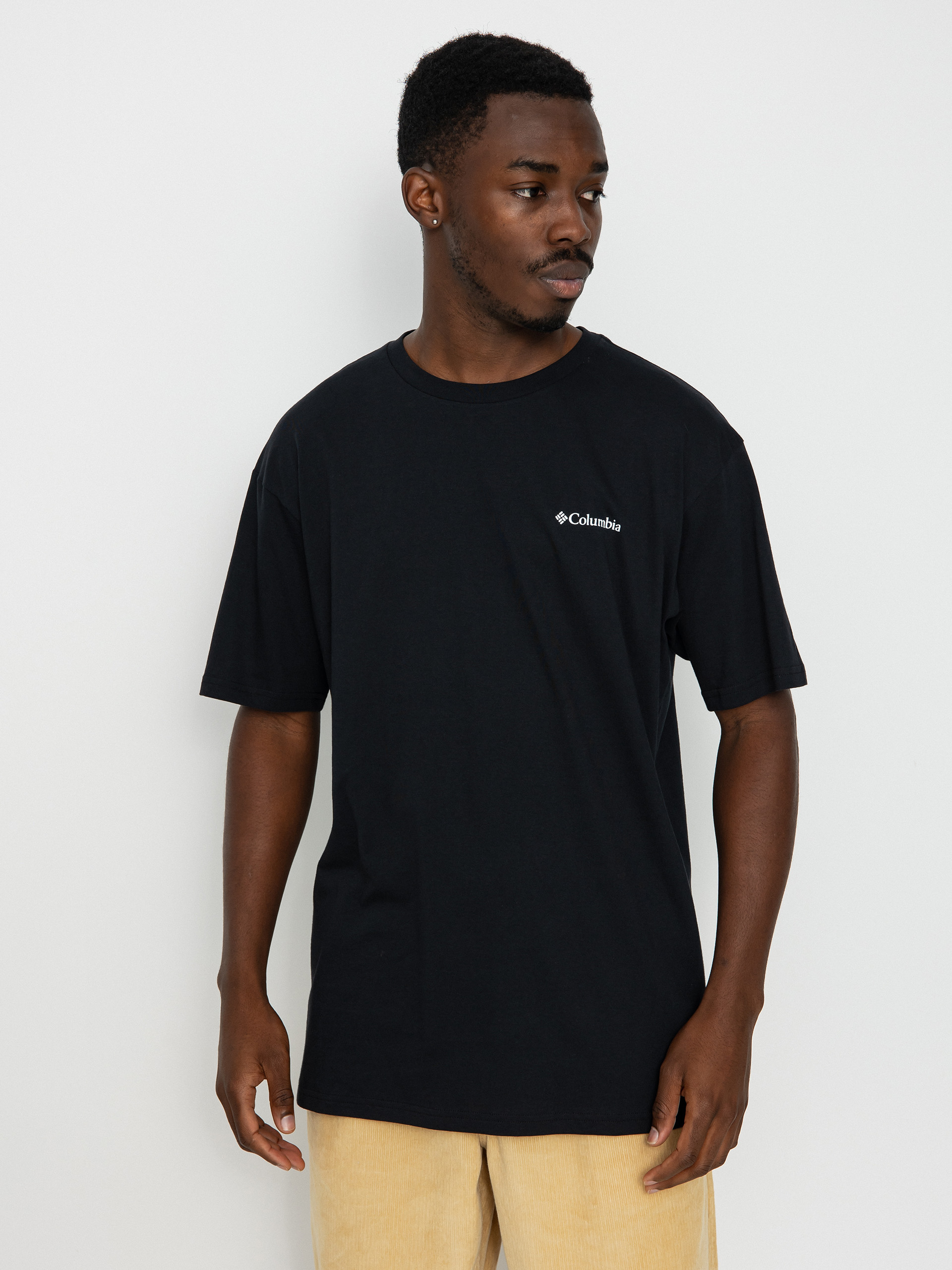 Tričko Columbia North Cascades (black/csc box logo)