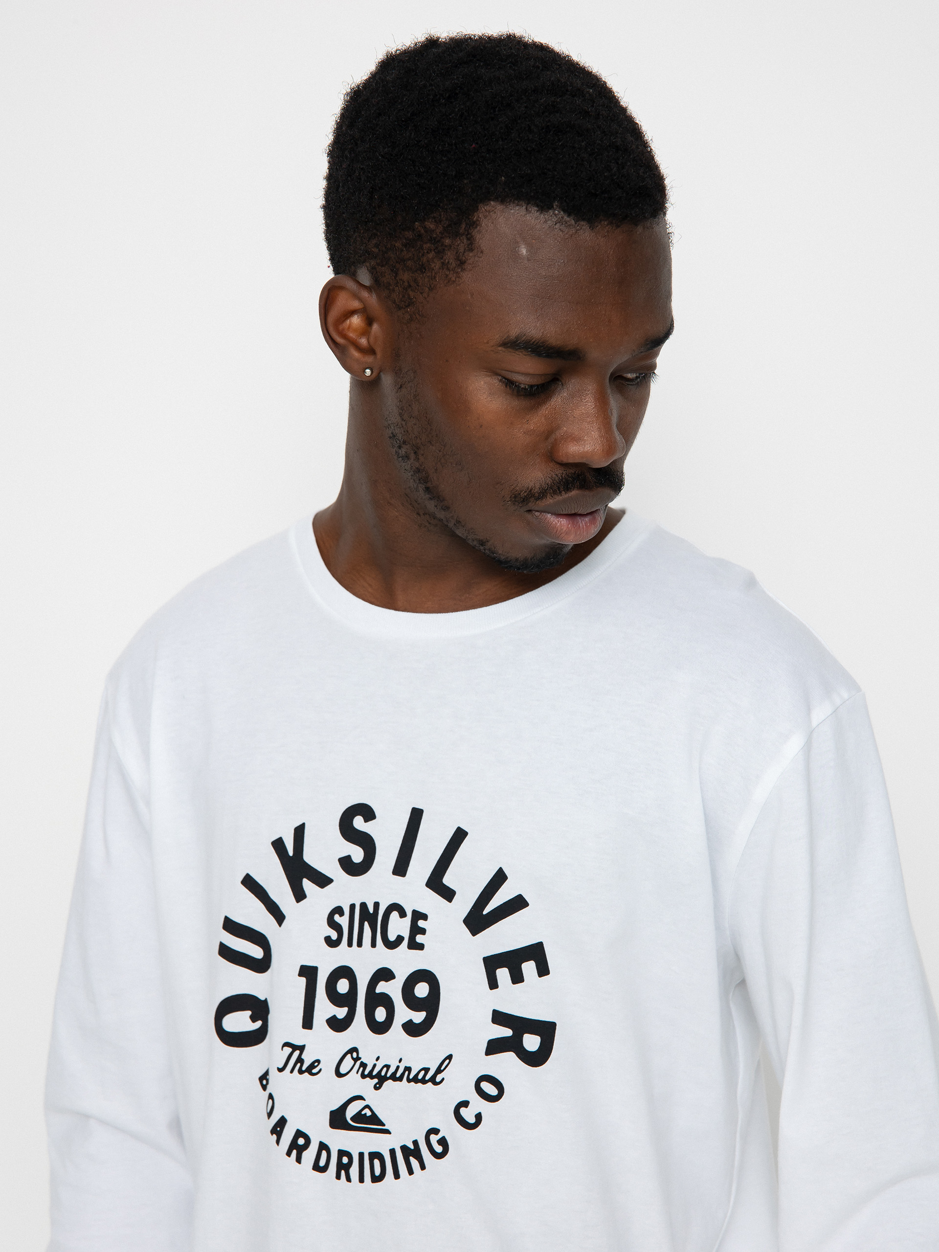 Triko Quiksilver Circled Script Front (white)