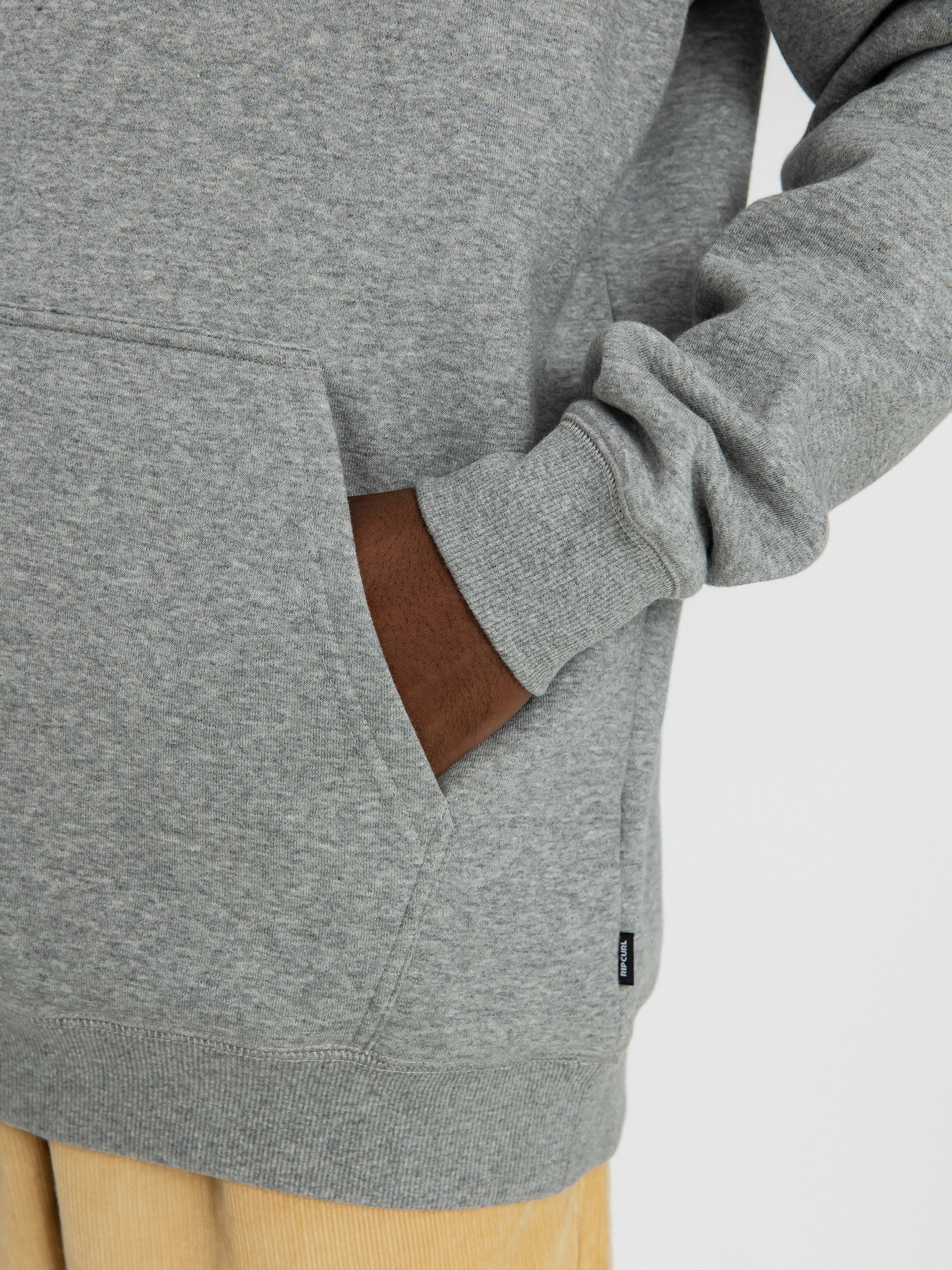 Mikina s kapucí Rip Curl Wetsuit Icon HD (grey marle)