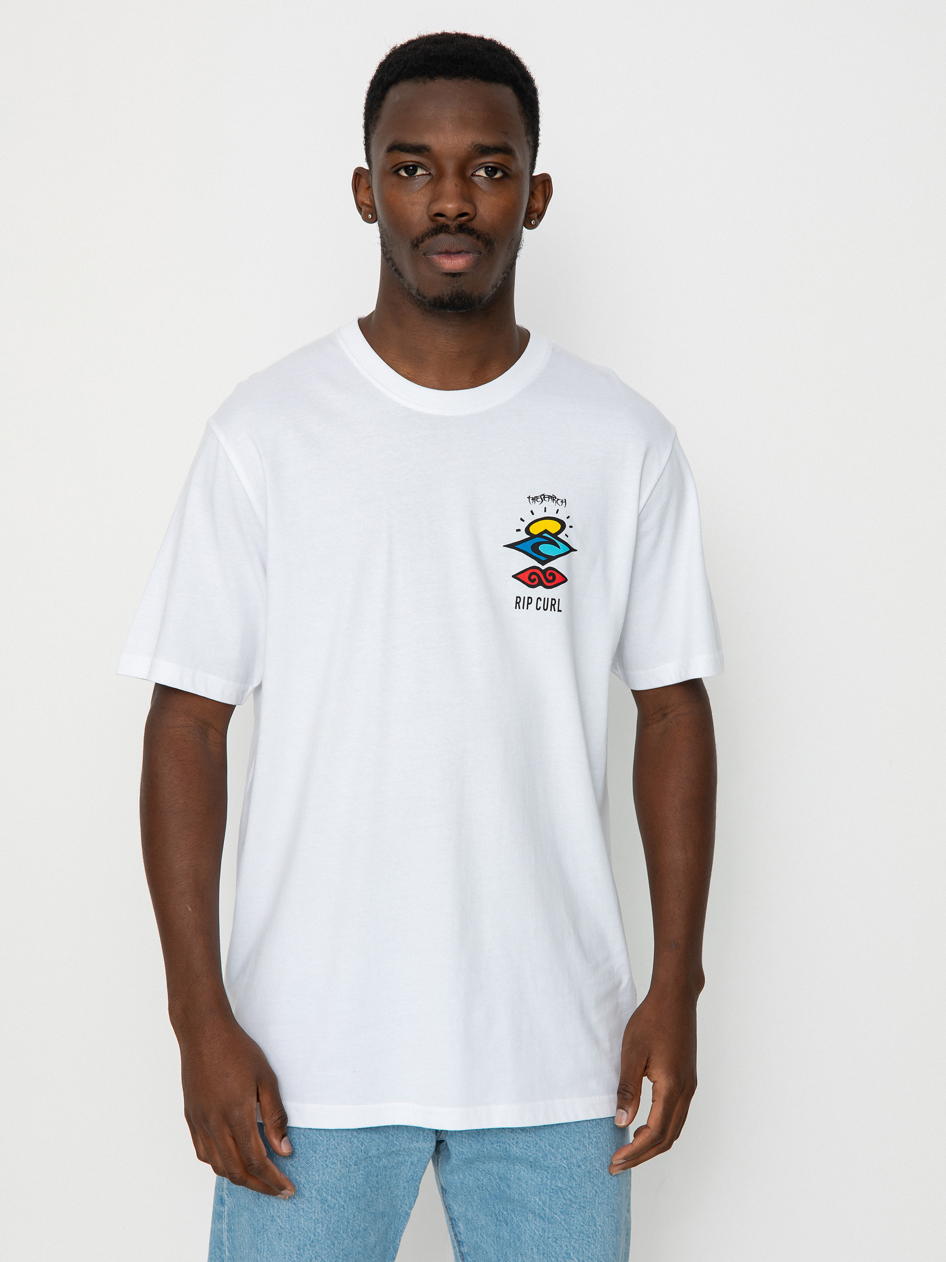 Tričko Rip Curl Search Icon (white)
