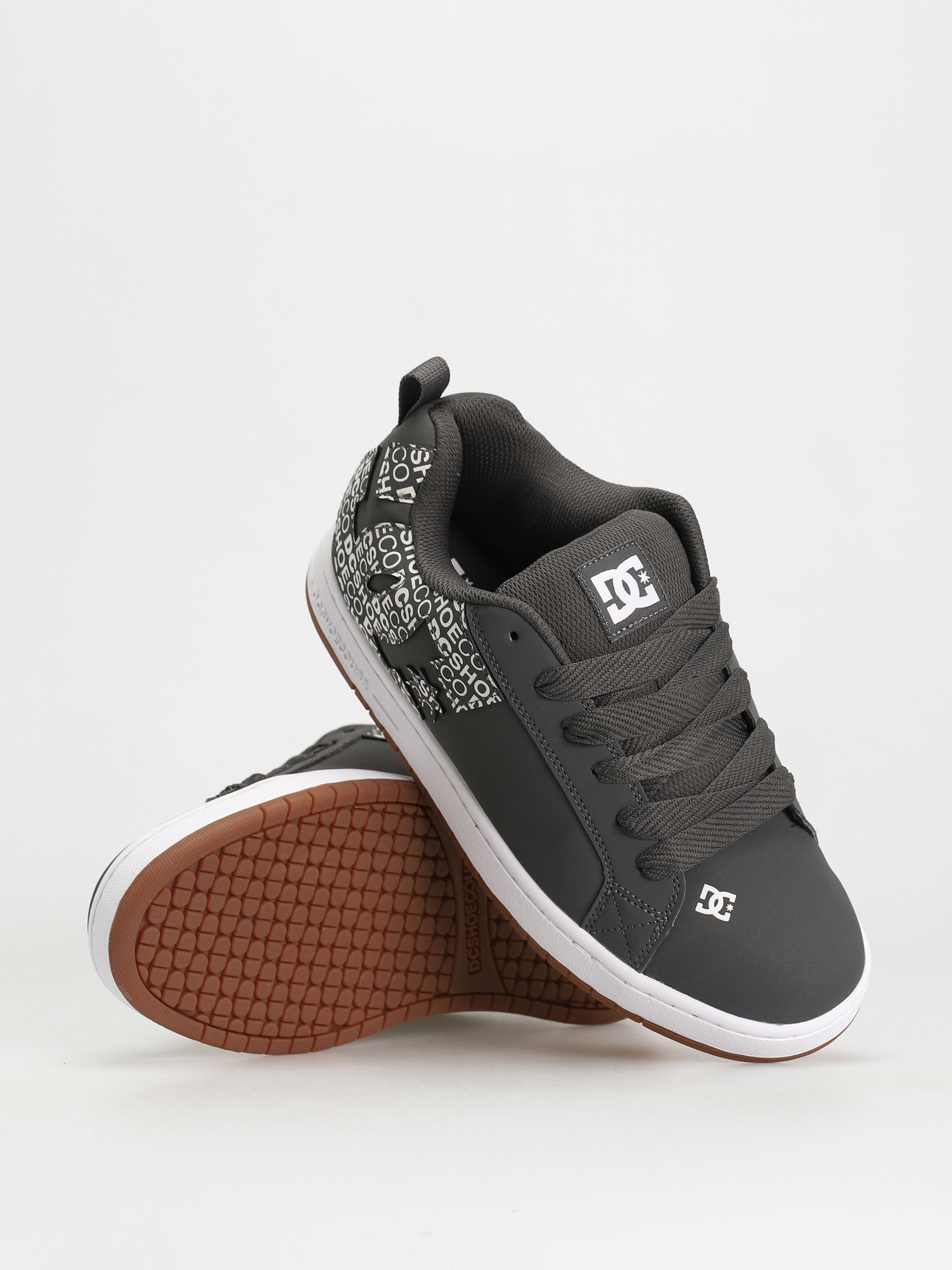 Boty DC Court Graffik (dark grey/white)