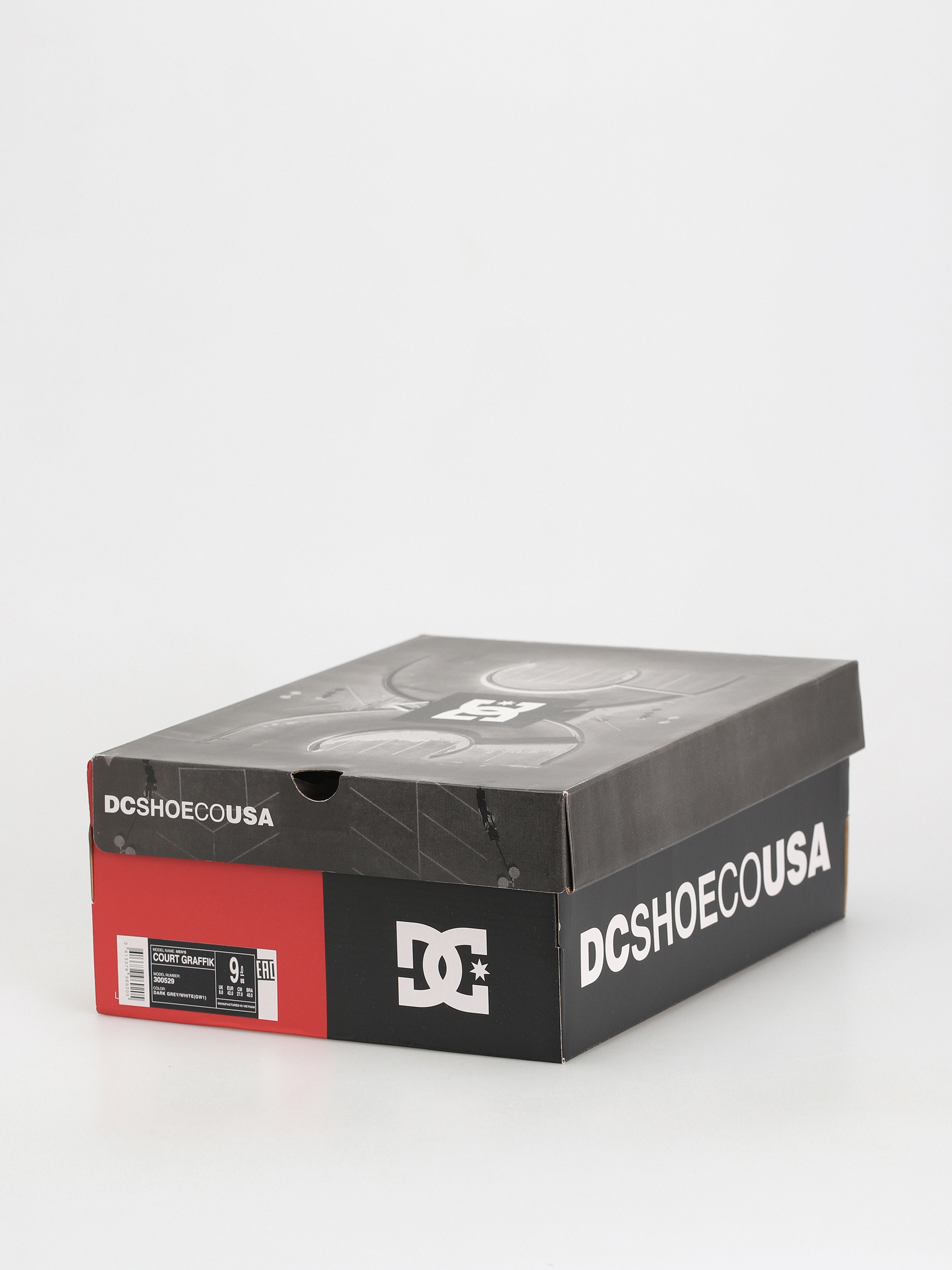 Boty DC Court Graffik (dark grey/white)