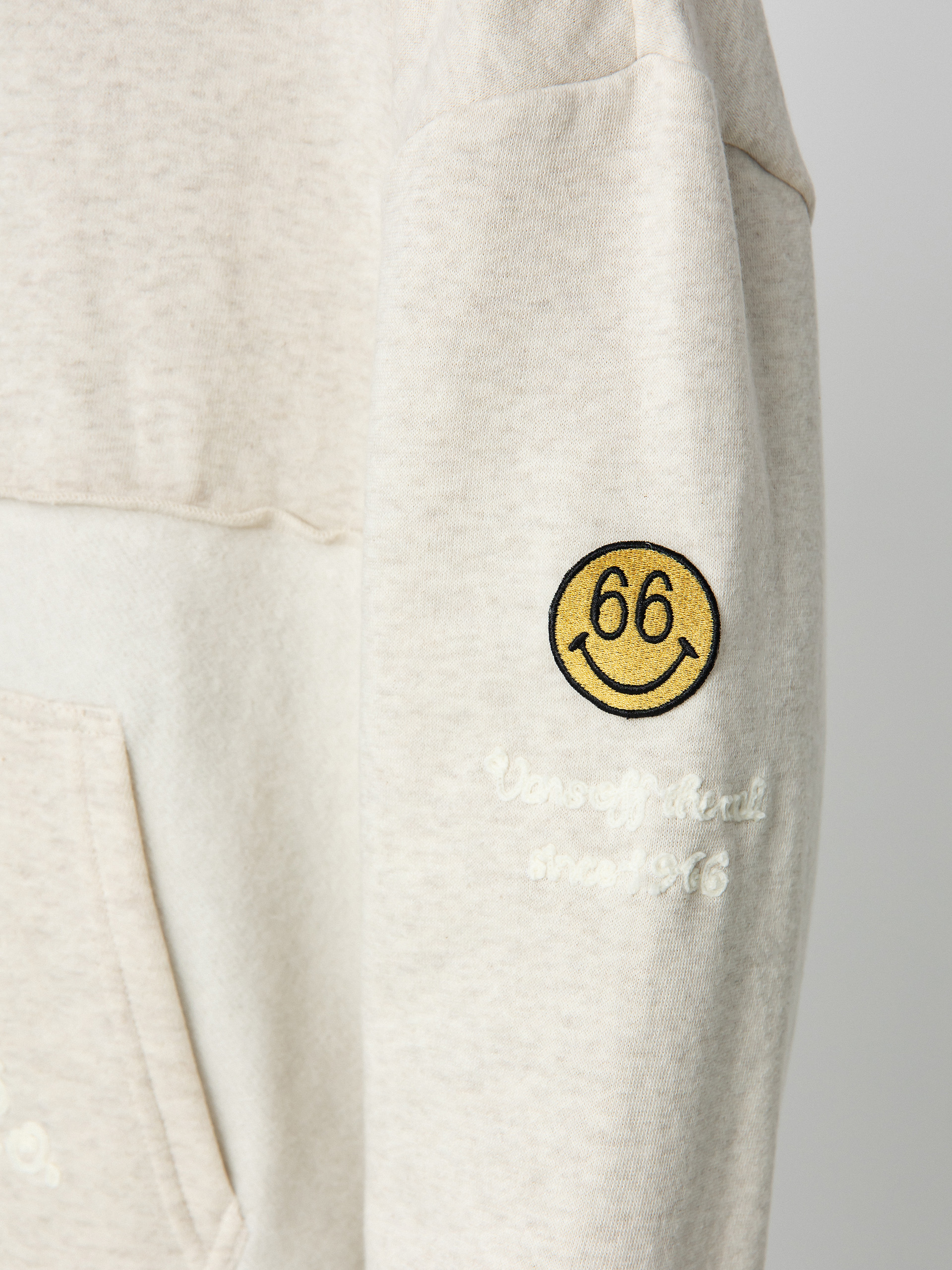 Mikina s kapucí Vans Flip It HD Wmn (dusk downer oatmeal heather)