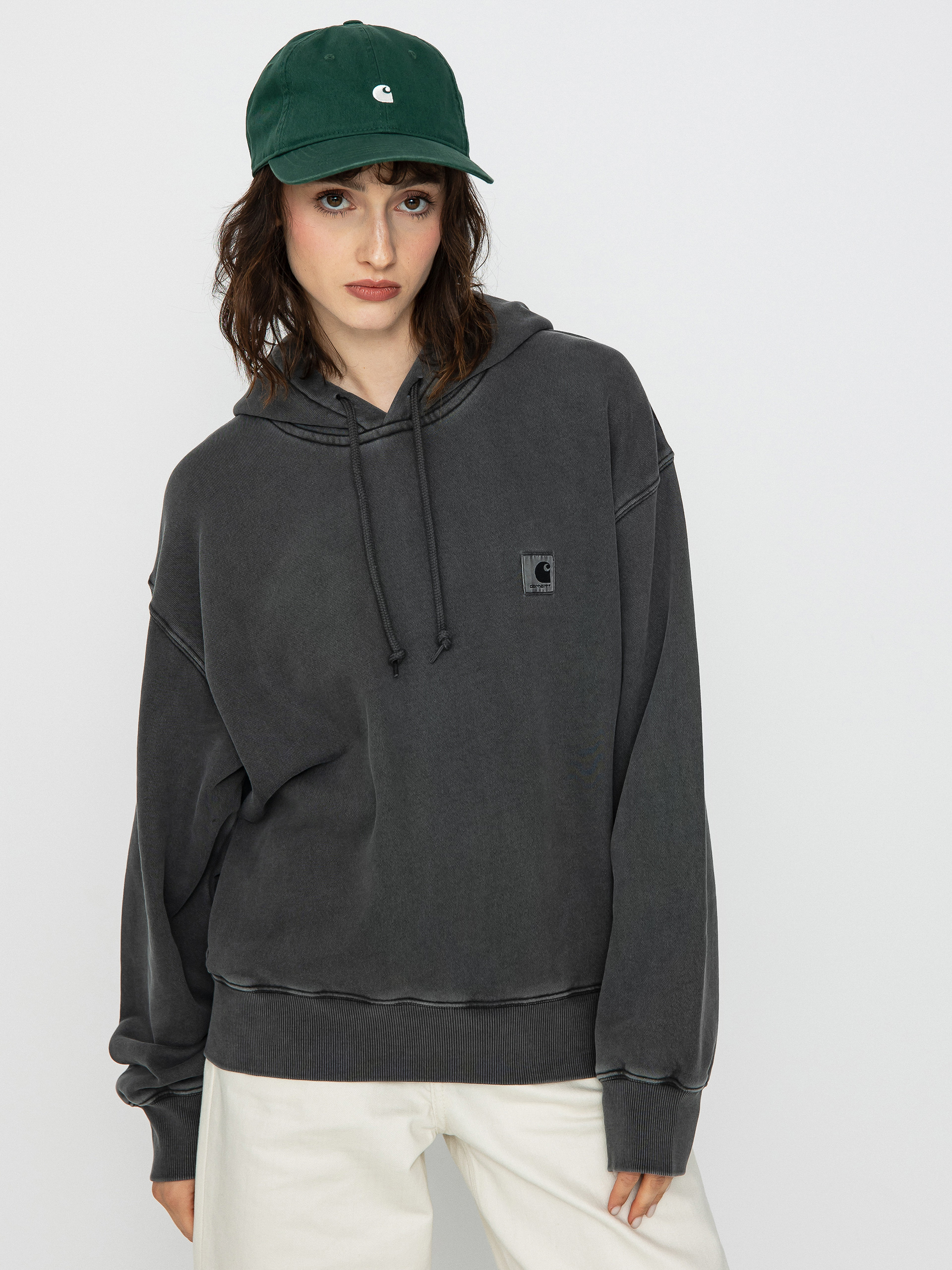 Mikina s kapucí Carhartt WIP Nelson HD Wmn (black)