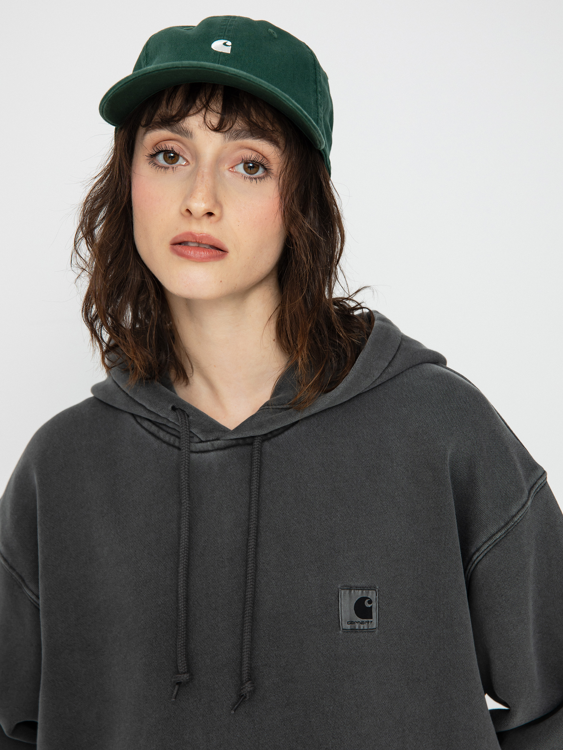 Mikina s kapucí Carhartt WIP Nelson HD Wmn (black)