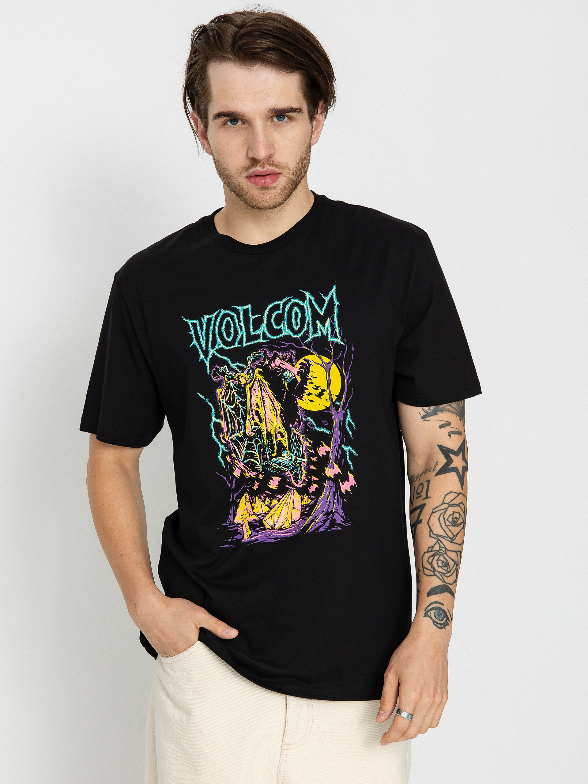 Tričko Volcom Fa Max Sherman 2 (black)