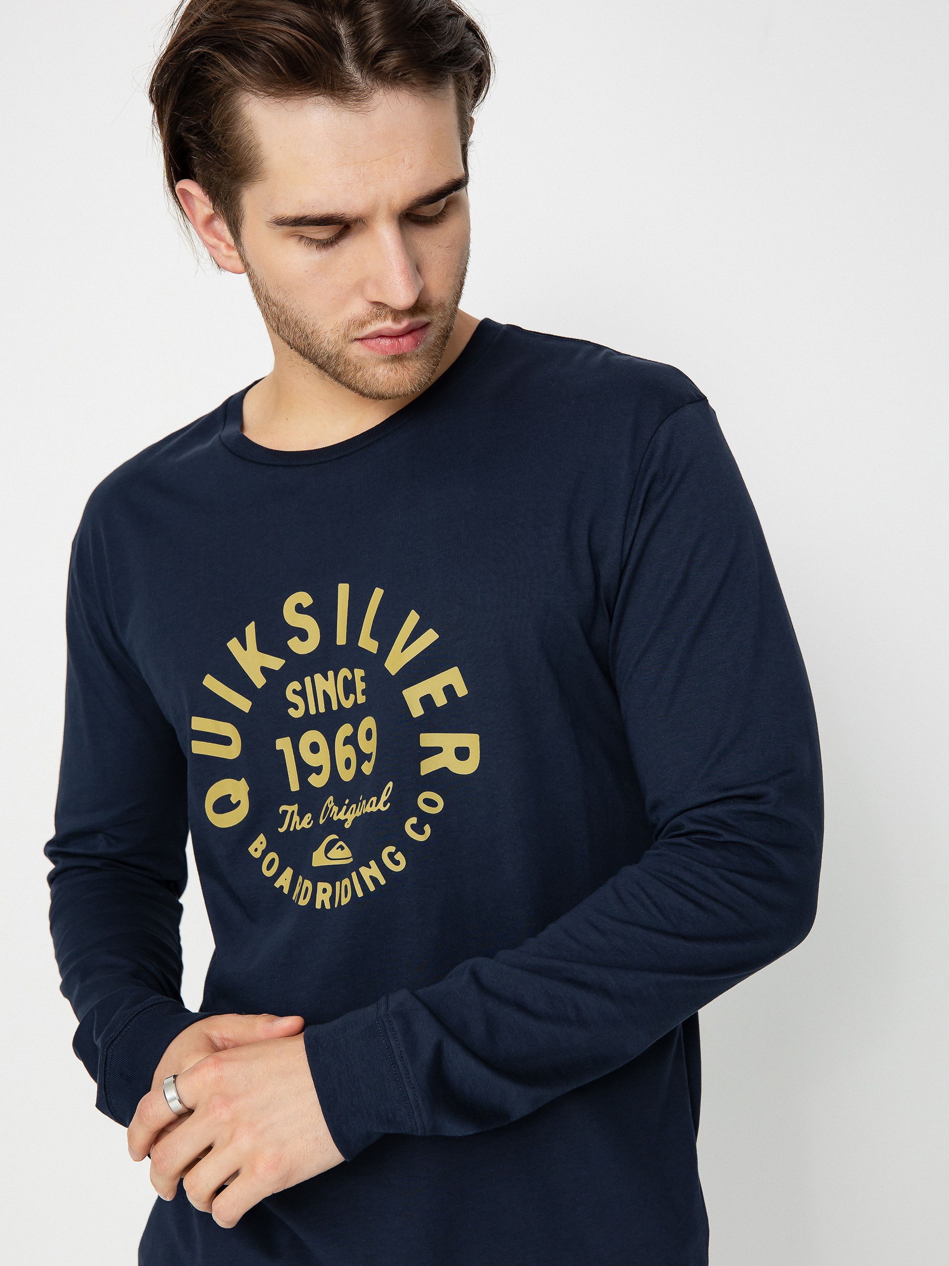 Triko Quiksilver Circled Script Front (navy blazer)