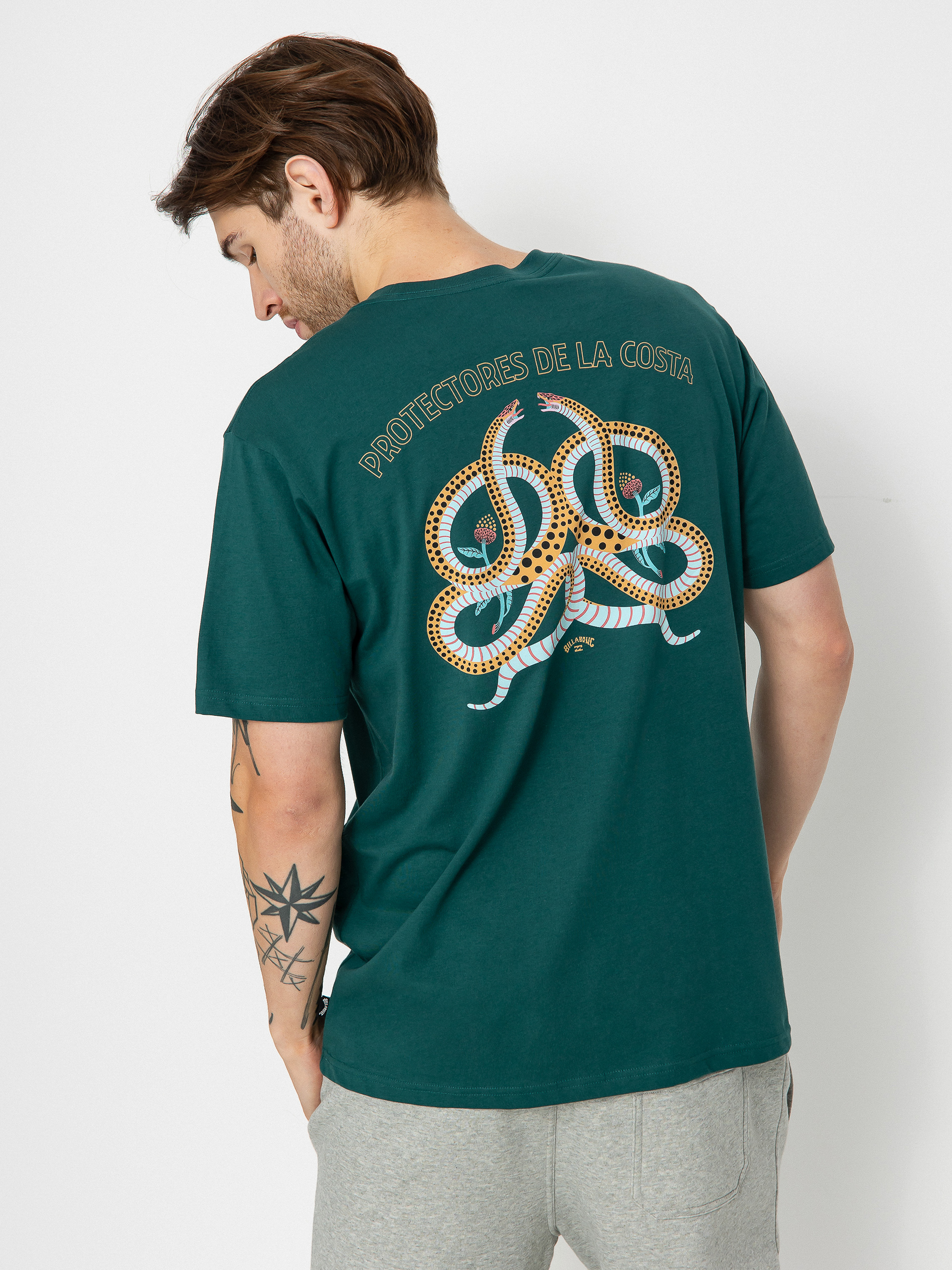 Tričko Billabong Serpientes (deep teal)