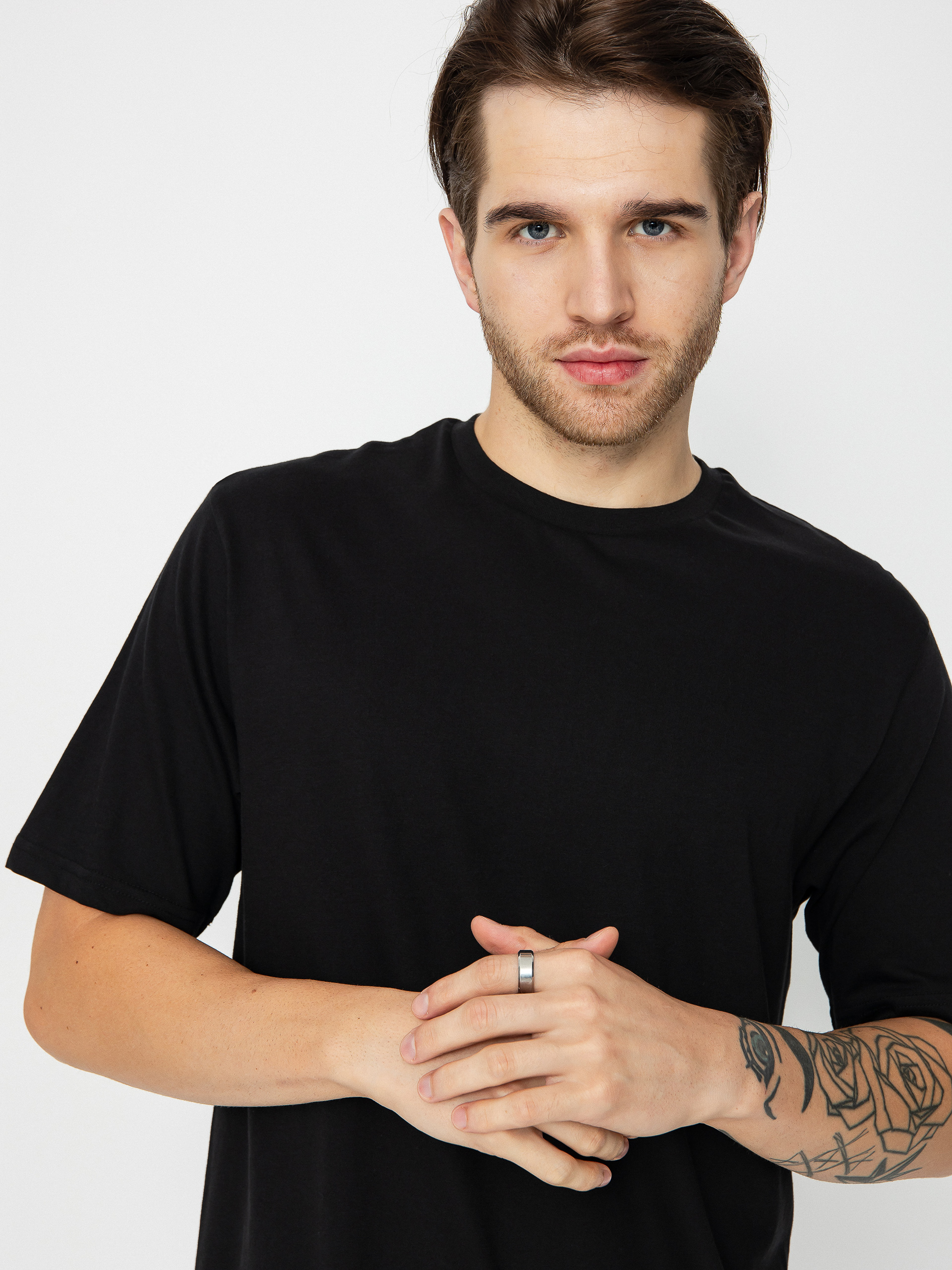 Tričko Carhartt WIP Standard Crew Neck 2-pack (black black)