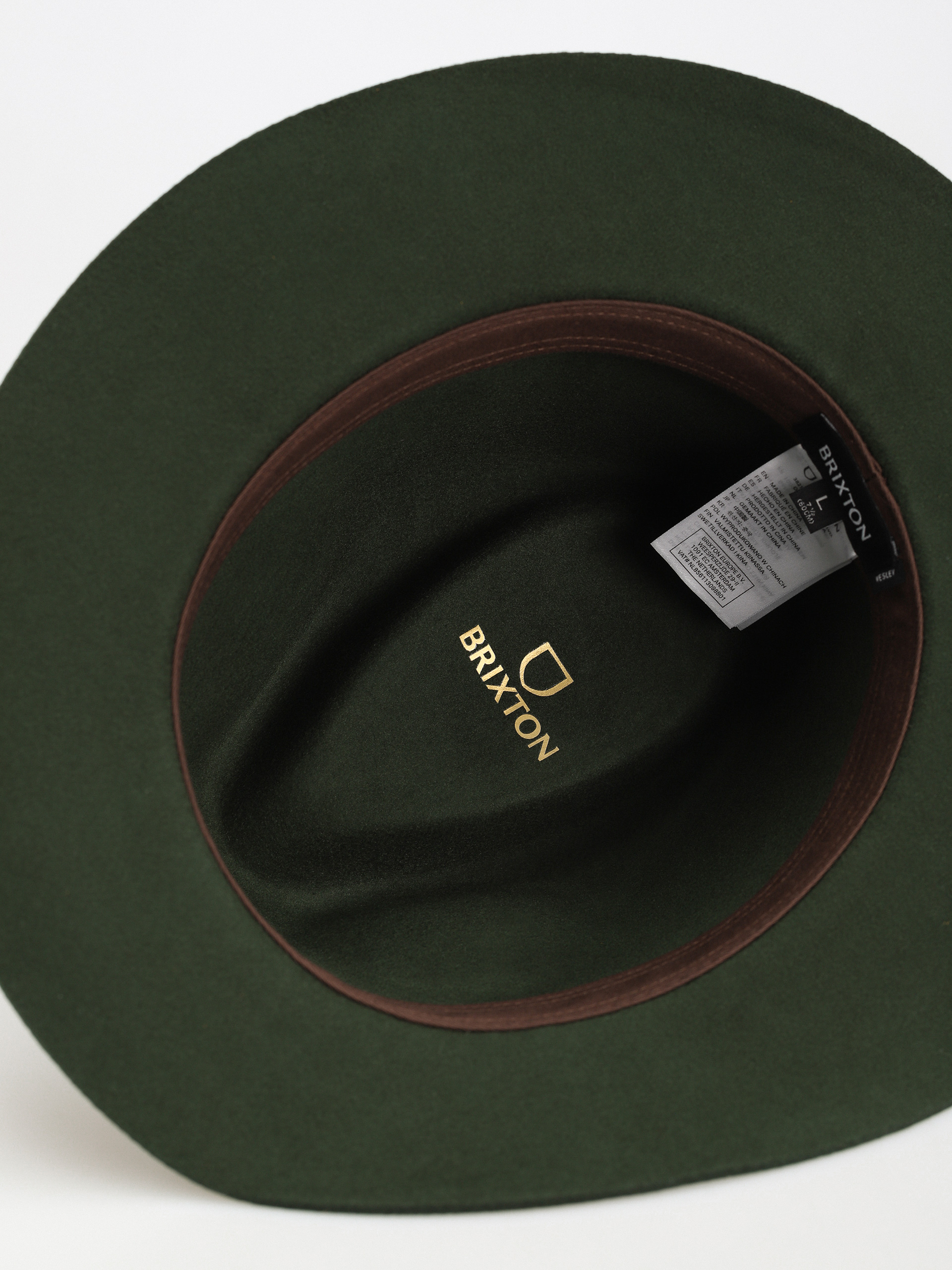 Klobouk Brixton Wesley Fedora (moss)