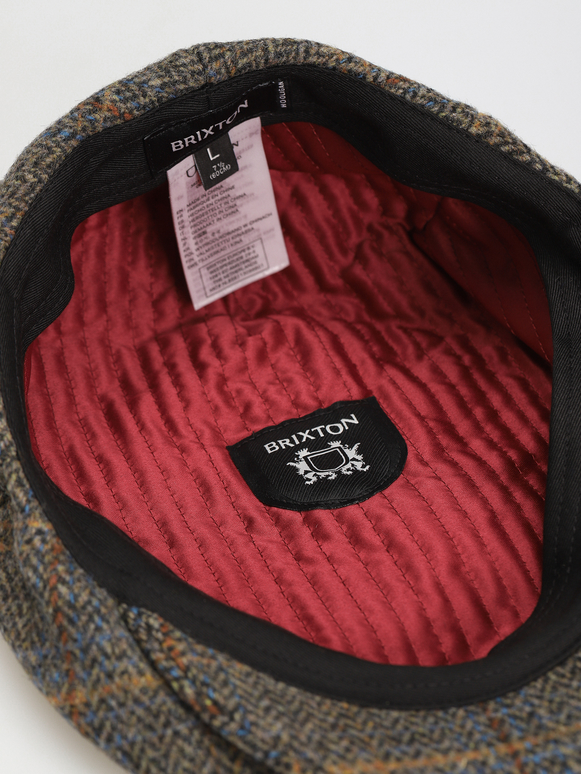 Klobouk s kšiltem Brixton Hooligan Snap Cap (washed black/desert palm)