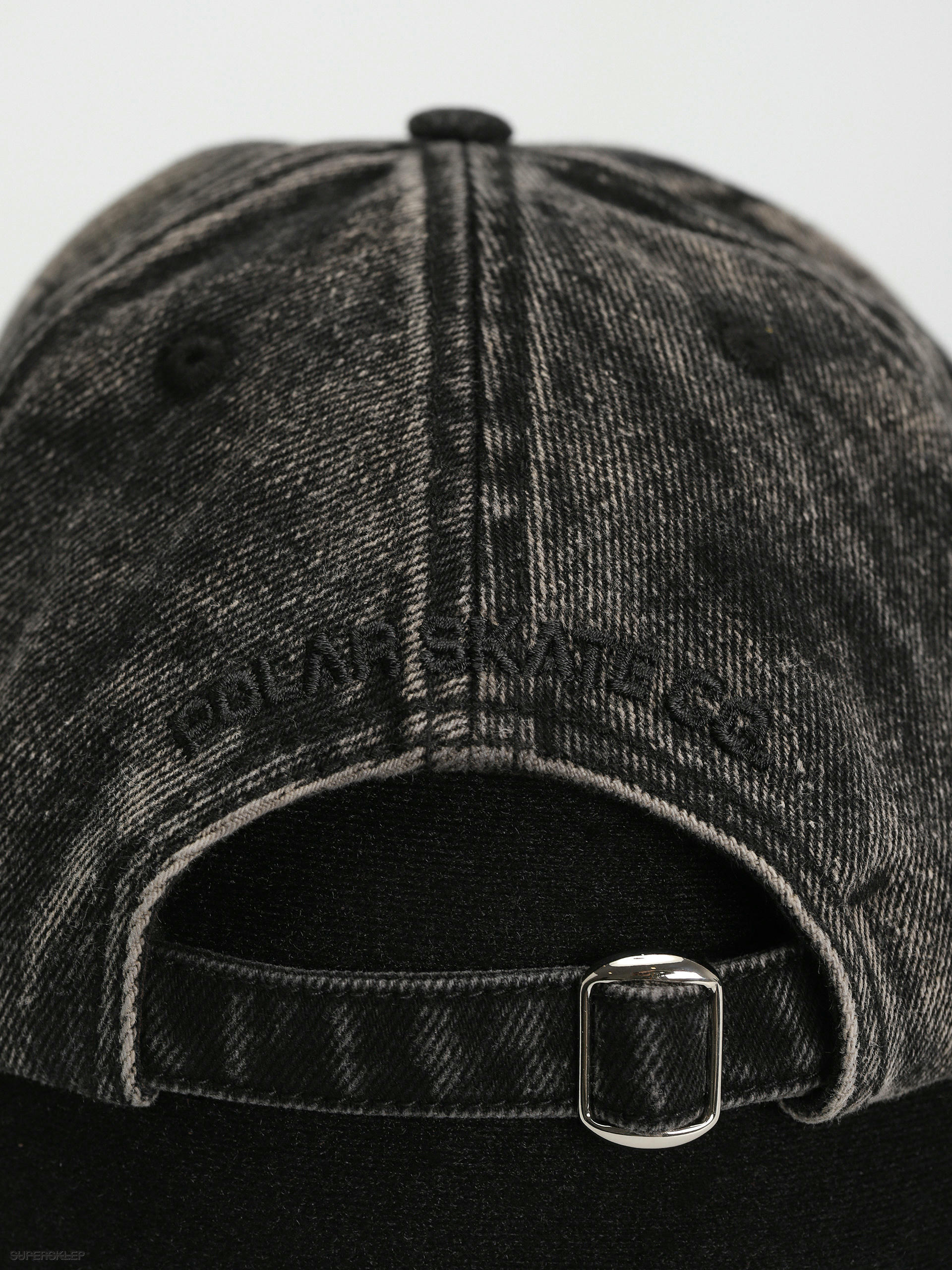 Kšiltovka Polar Skate Stroke Logo Denim (dark acid black)