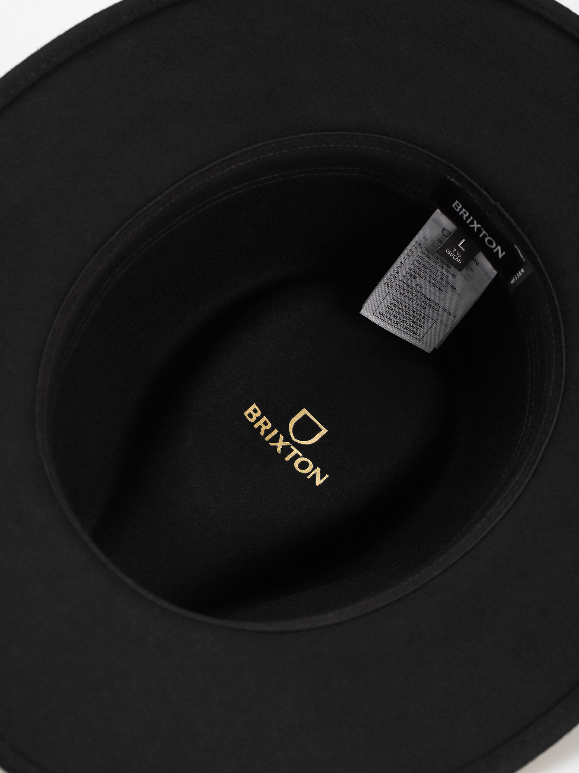 Klobouk Brixton Messer Western Fedora (black/multi)