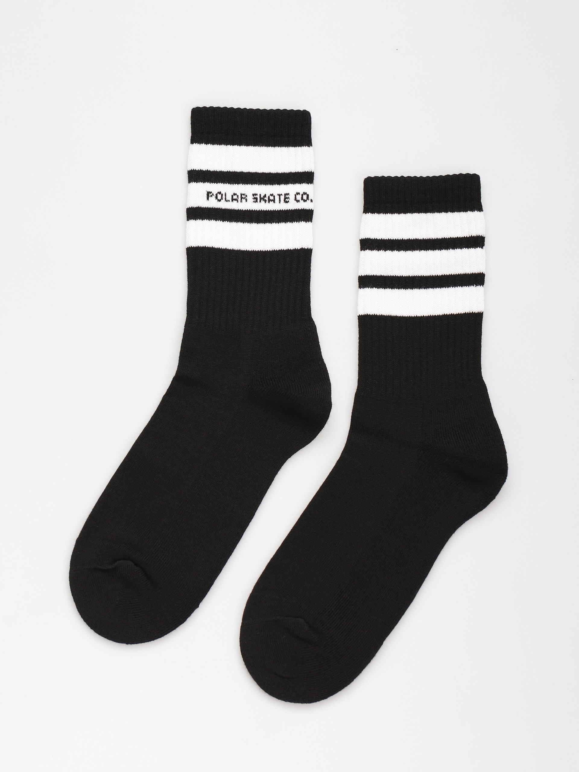 Ponožky Polar Skate Fat Stripe (black)
