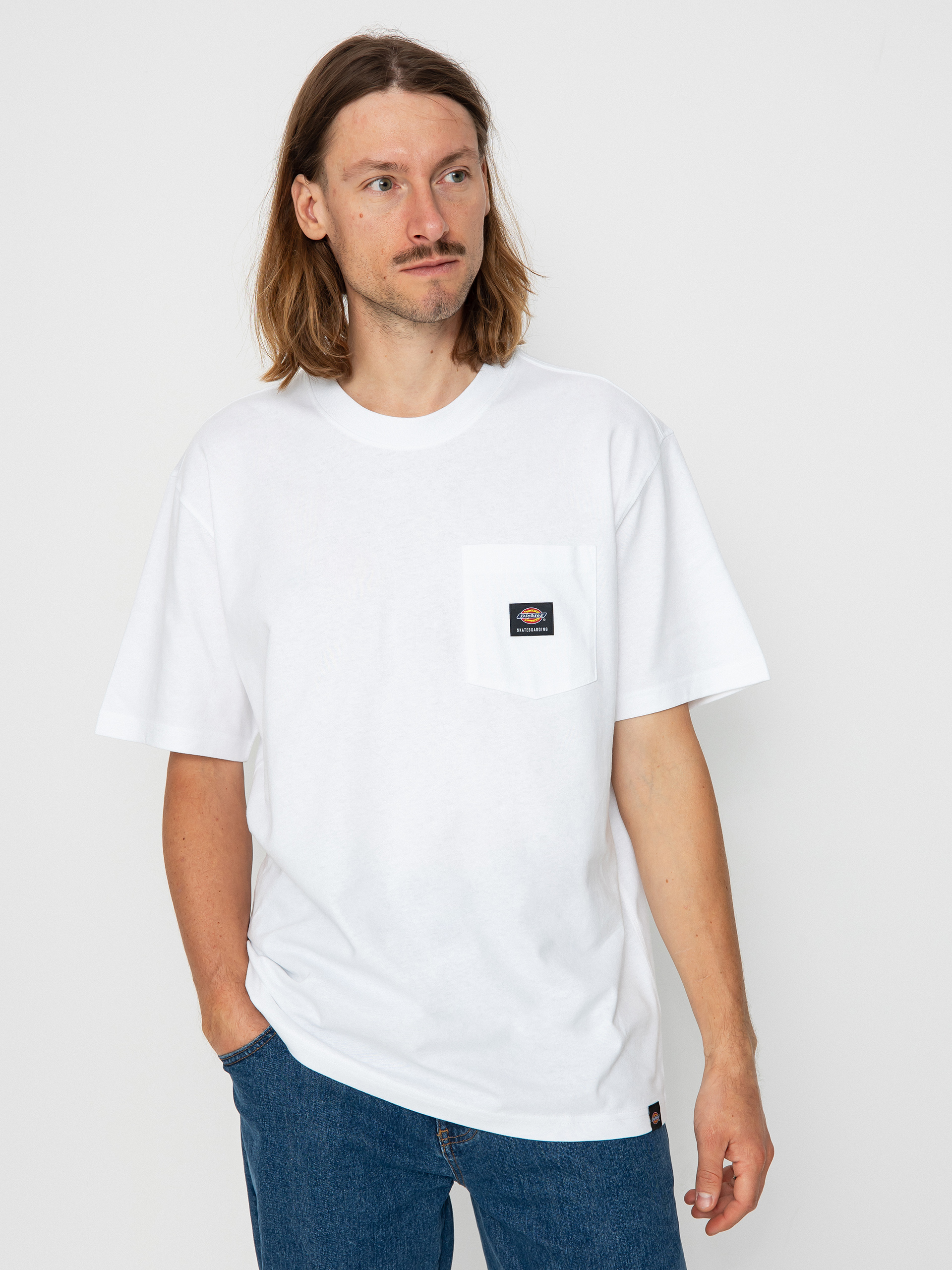Tričko Dickies Mount Vista Pocket (white)