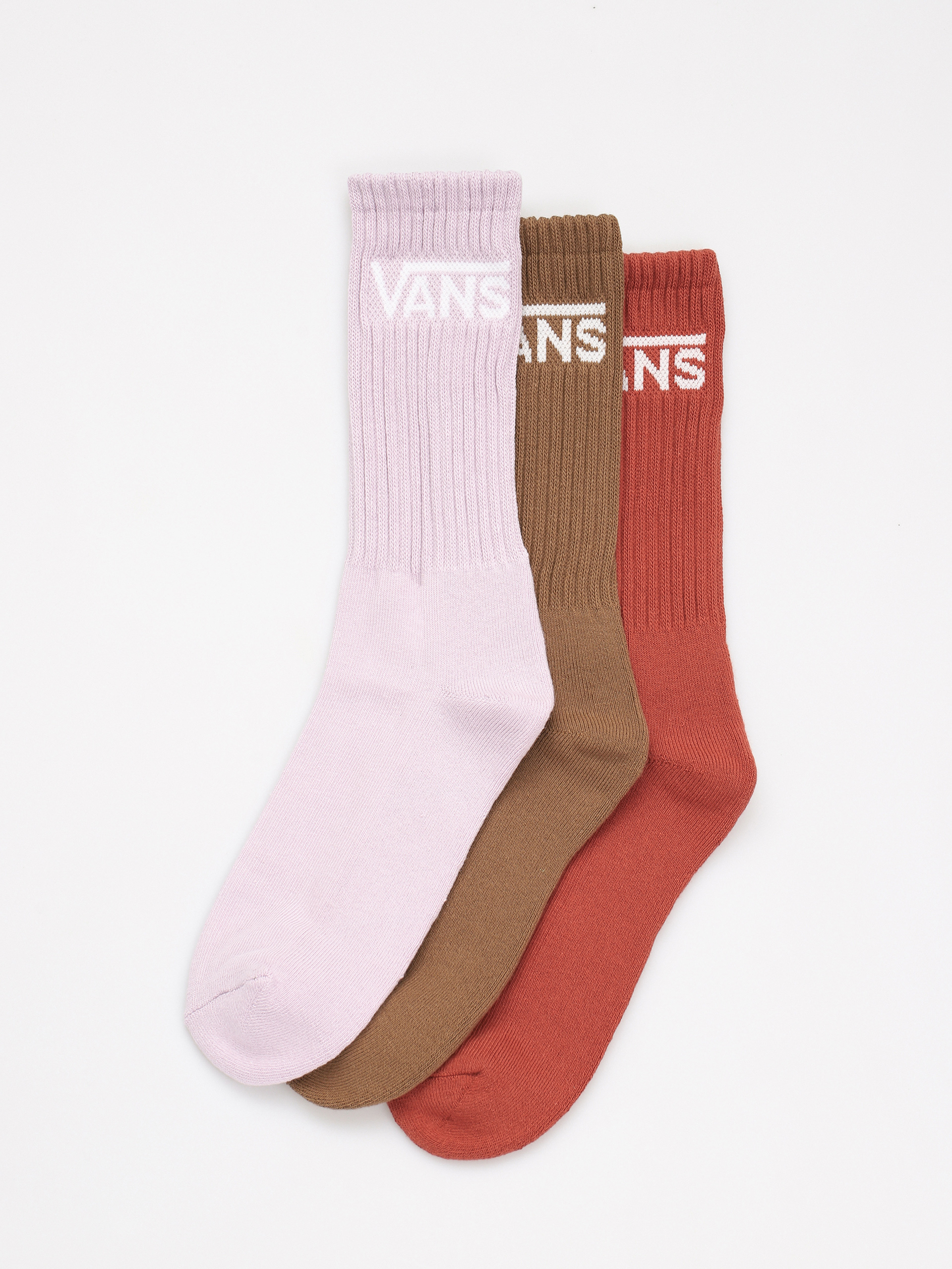 Ponožky Vans Classic Crew 3PK (burnt henna)