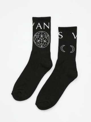 Ponožky Vans Perris&Dennis Crew (benegas & enarson black)