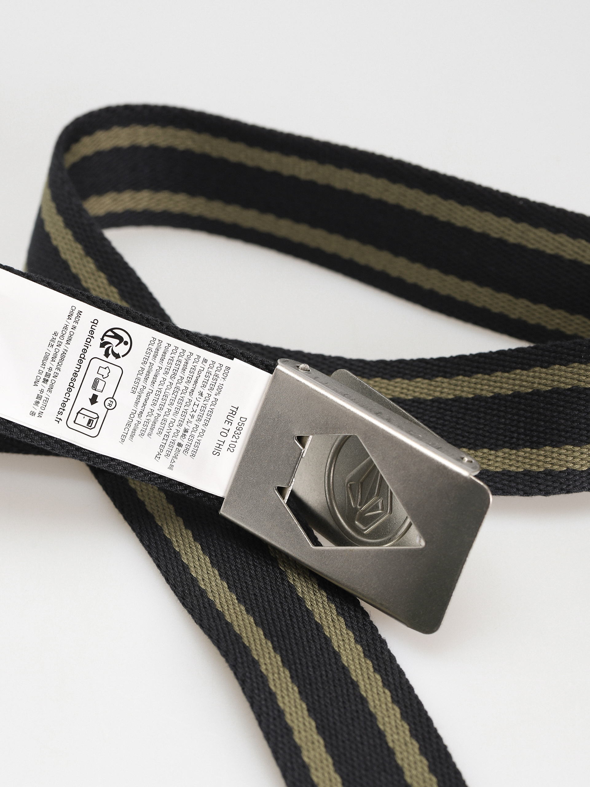 Pásek Volcom Circle Web (expedition green)