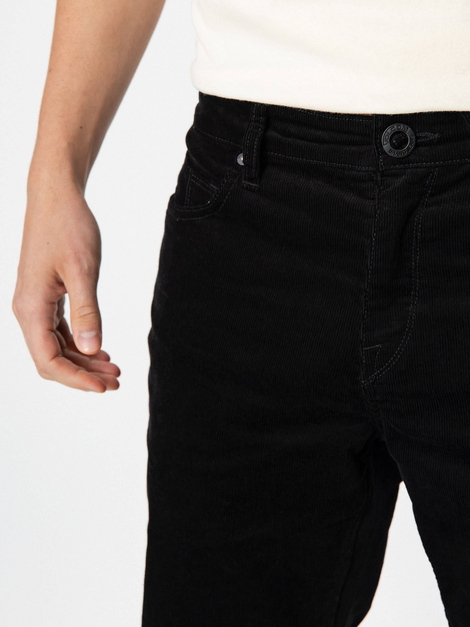 Kalhoty Volcom Solver 5 Pocket Cord (black)