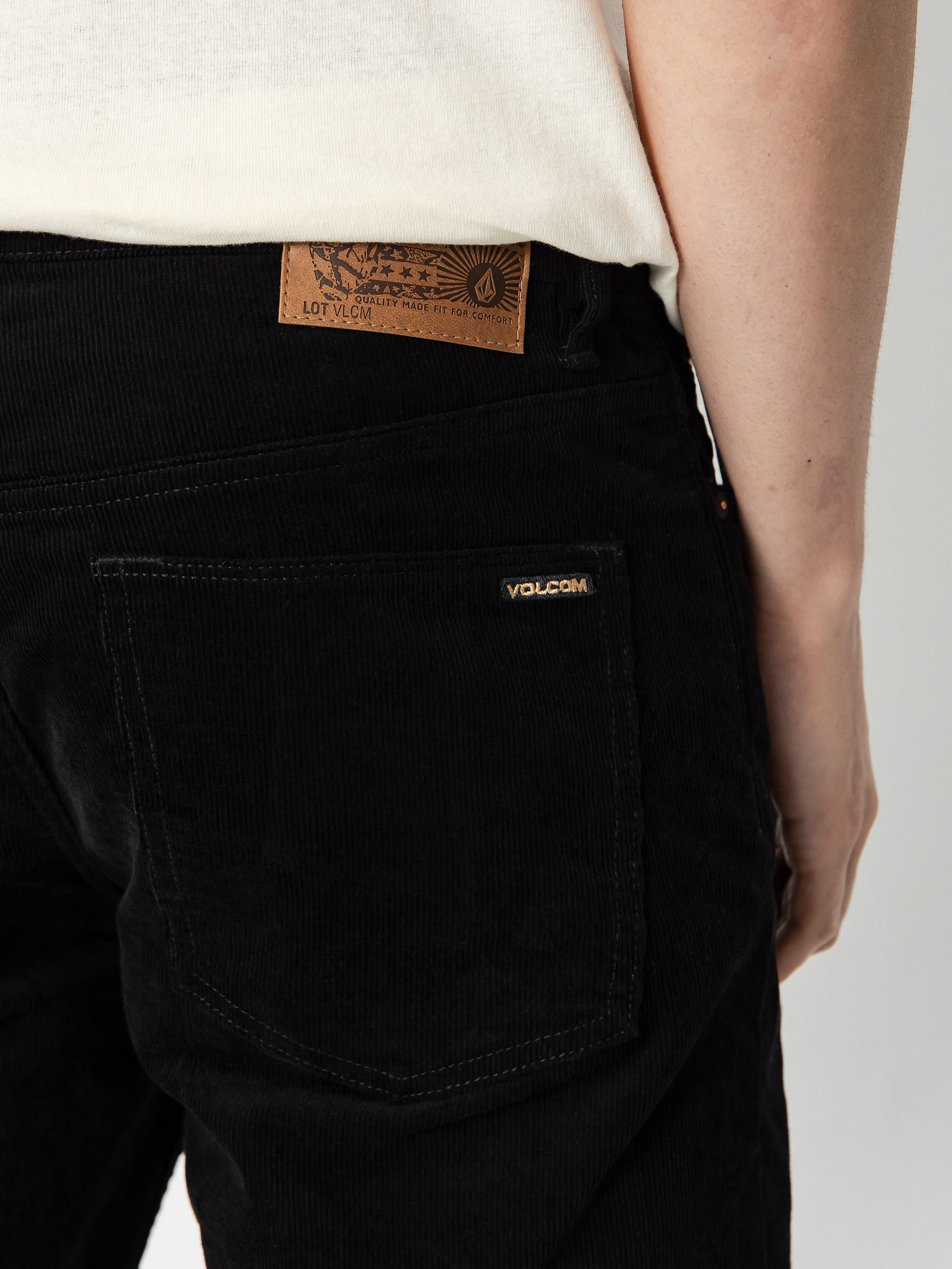 Kalhoty Volcom Solver 5 Pocket Cord (black)