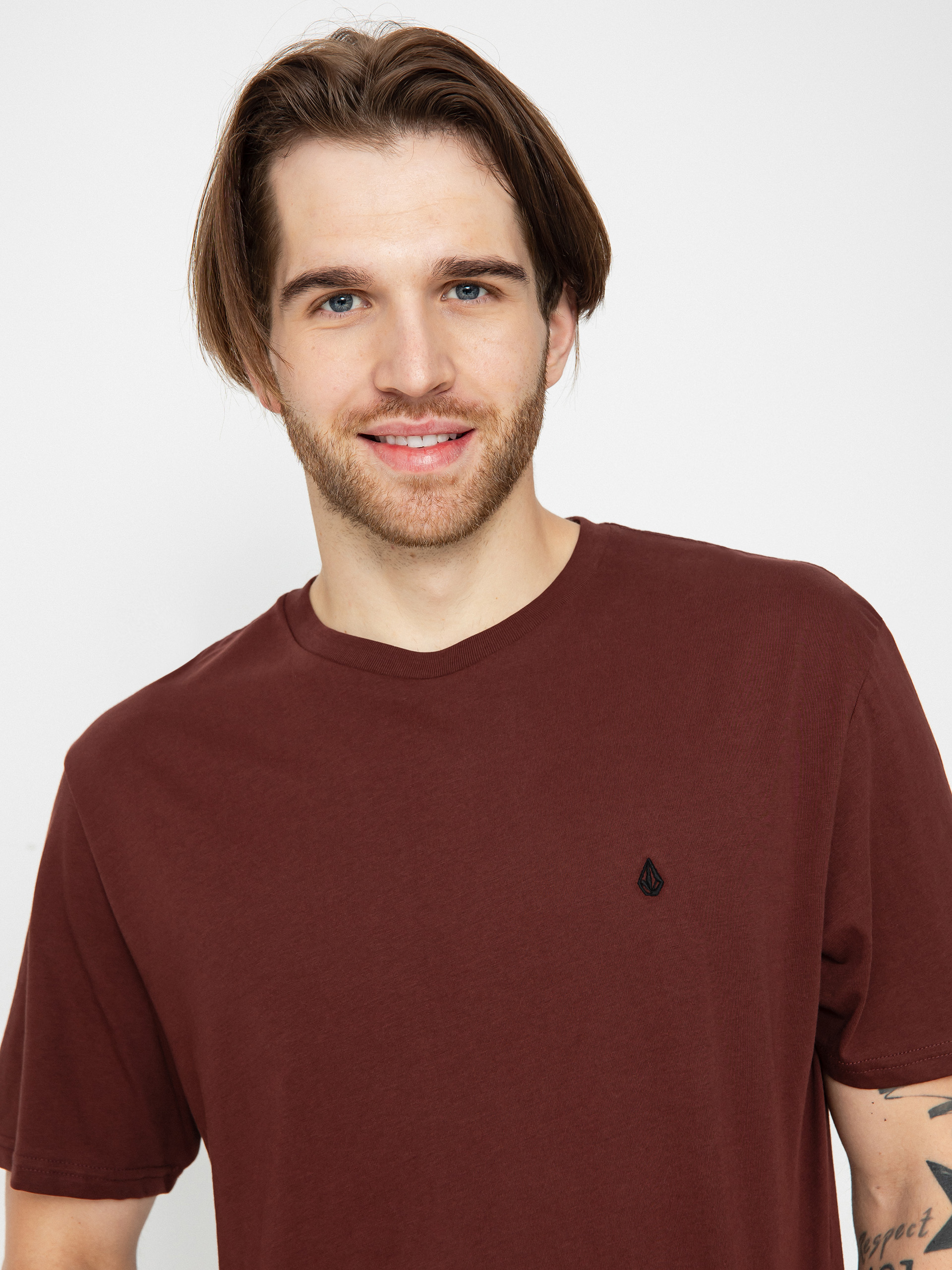 Tričko Volcom Stone Blanks Bsc (bitter chocolate)