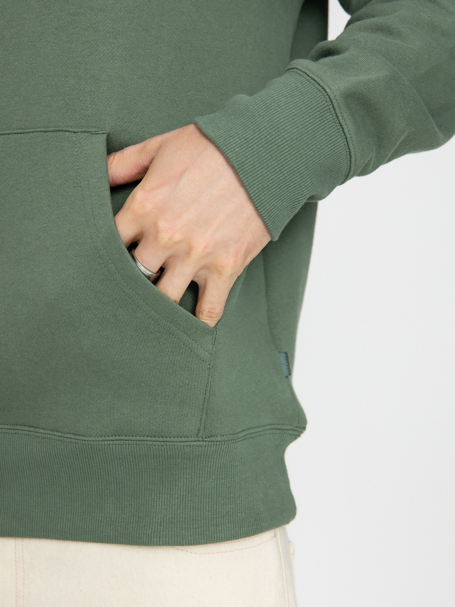 Mikina s kapucí Quiksilver Moonlit Mountai HD (laurel wreath)