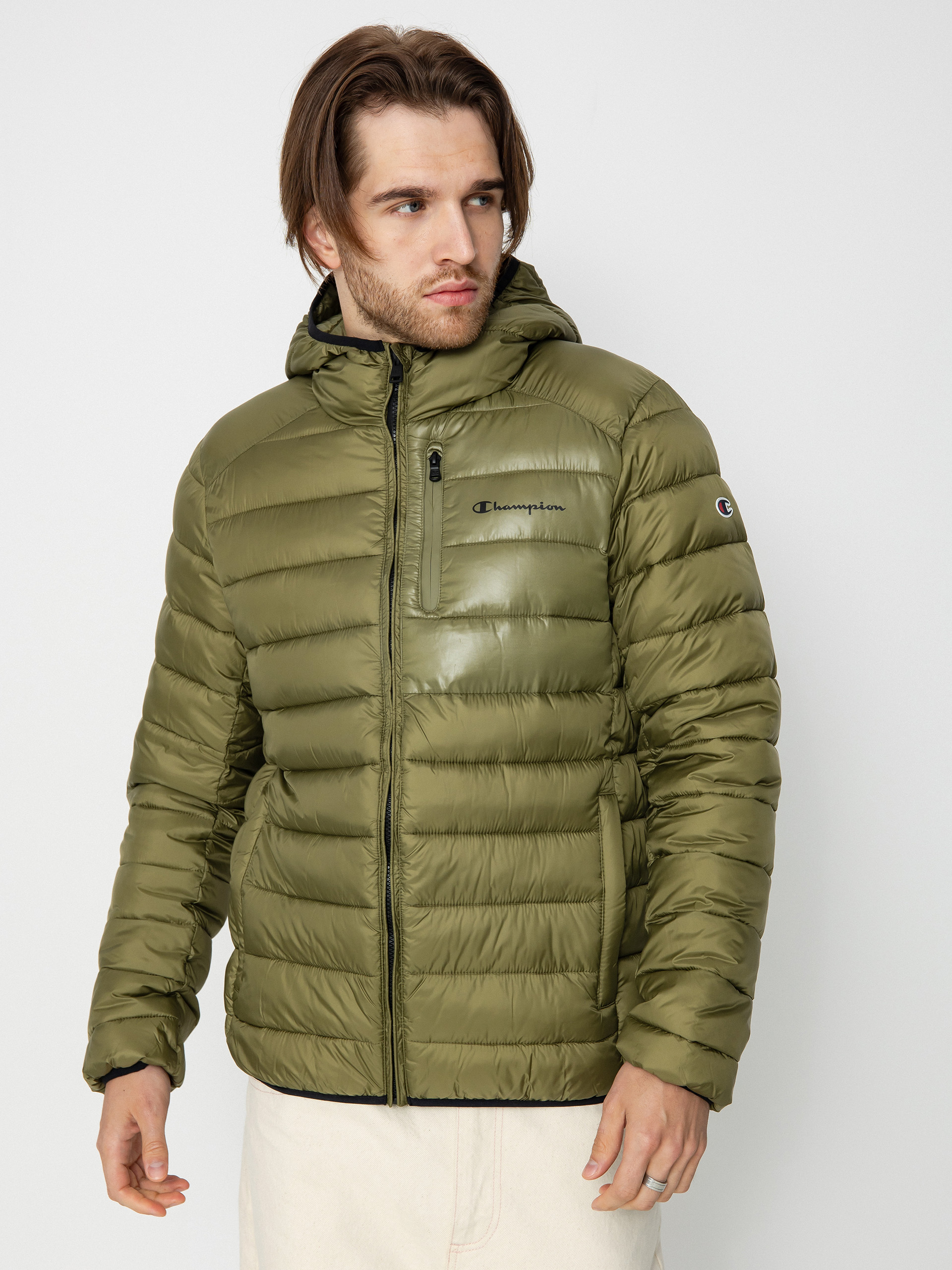 Bunda Champion Legacy Hooded Jacket 219184 (cpo/nbk)