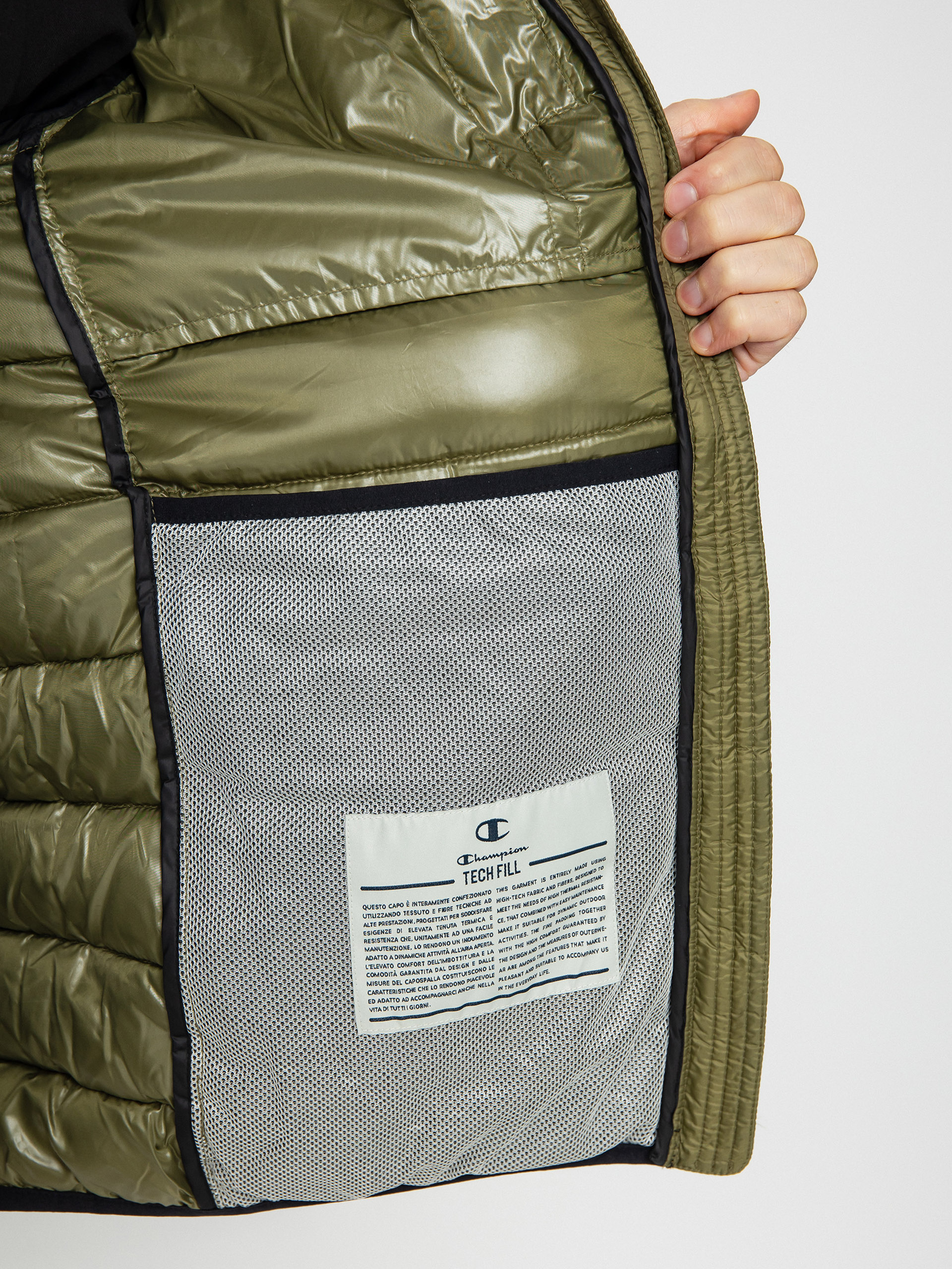 Bunda Champion Legacy Hooded Jacket 219184 (cpo/nbk)