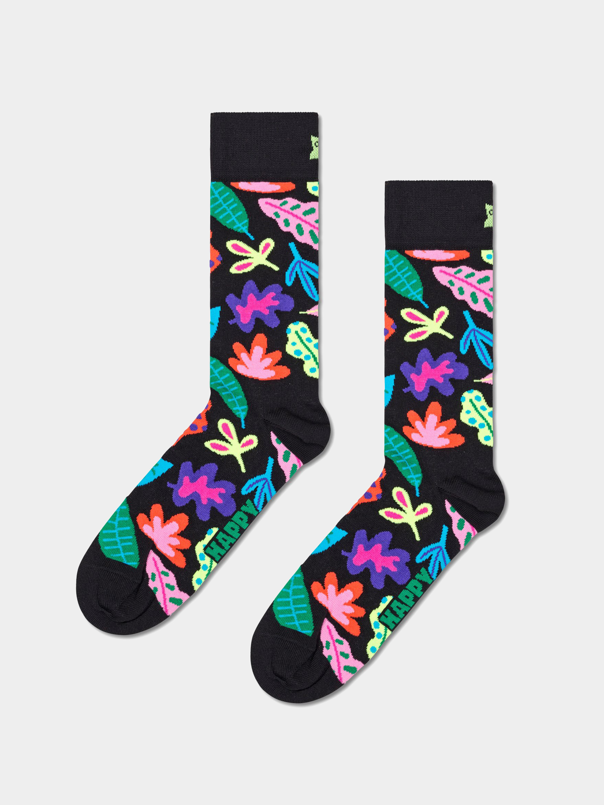 Ponožky Happy Socks Leaves (black)