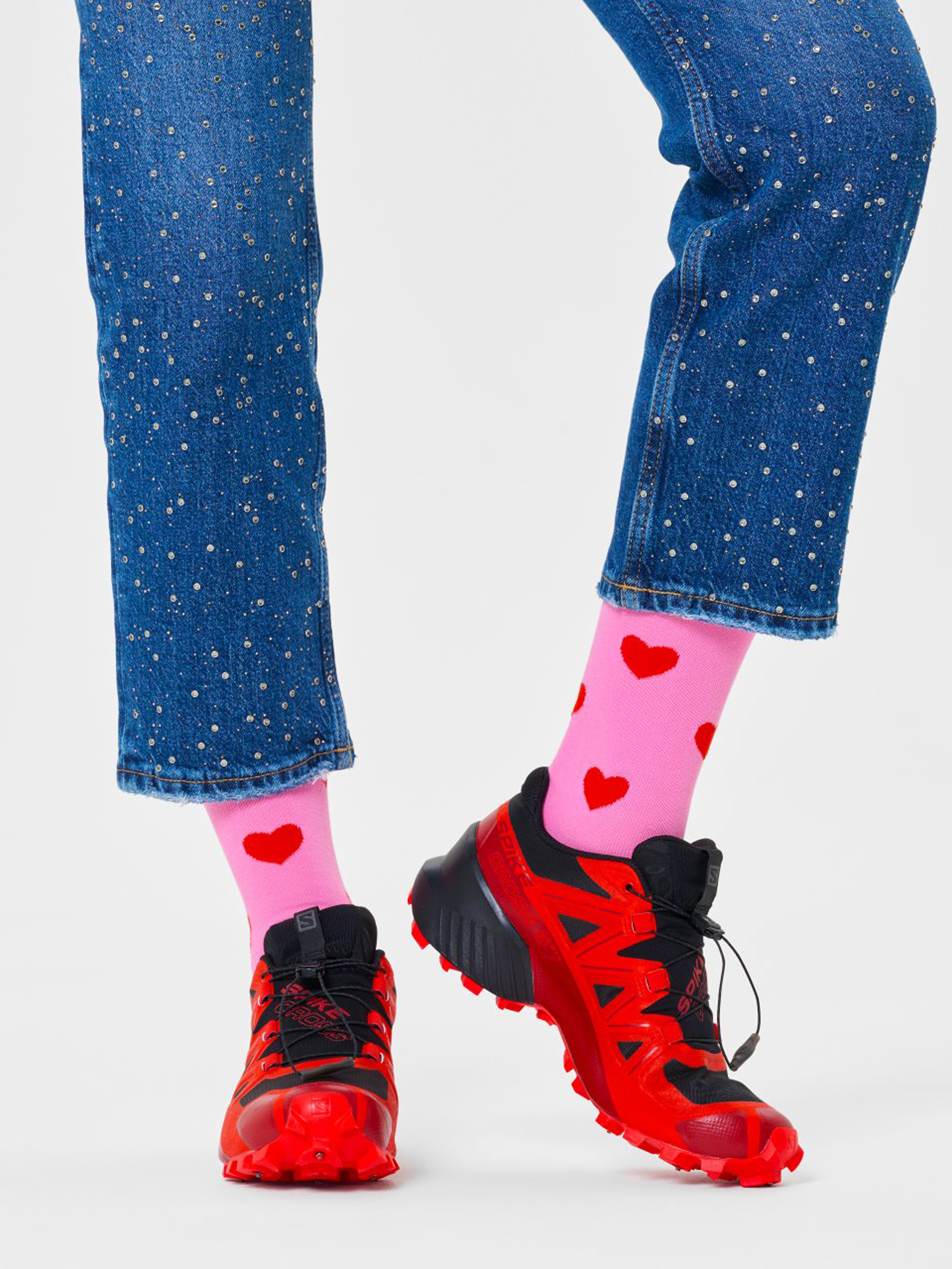 Ponožky Happy Socks Heart (pink)