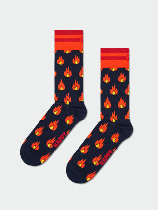 Ponožky Happy Socks Flames (navy/orange)