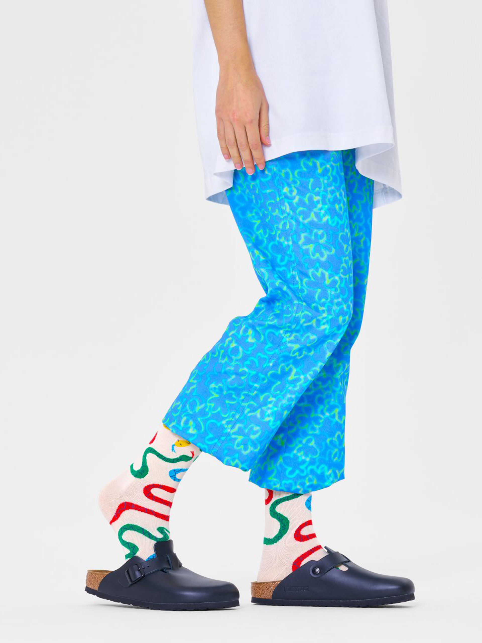 Ponožky Happy Socks Snakes (white)